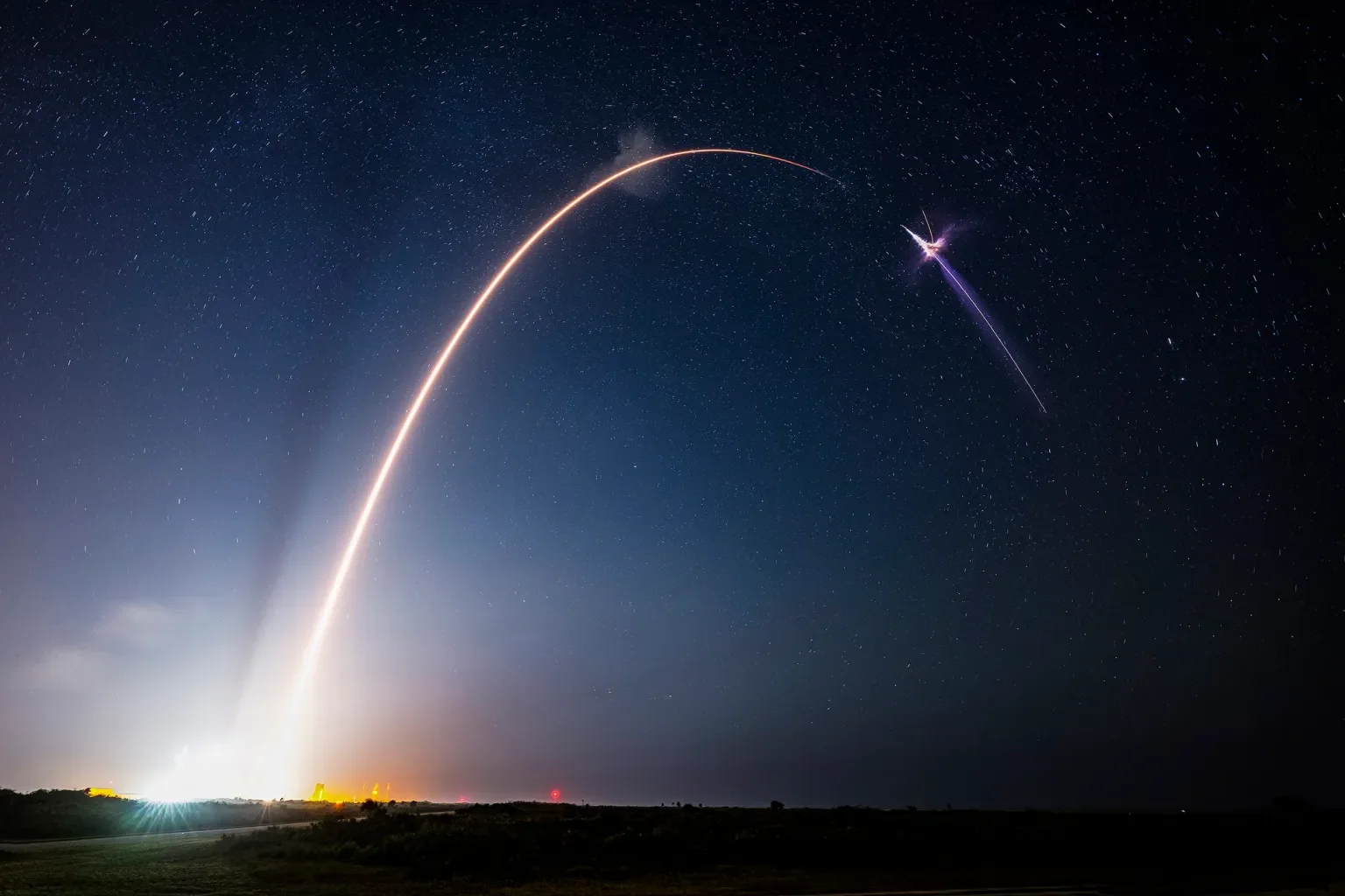 Falcon 9 launch of the CRS-31 cargo Dragon mission to the ISS with REACCH aboard