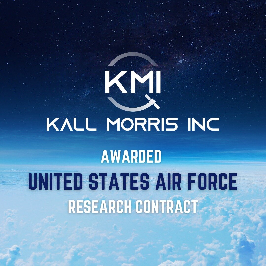 Kall Morris Inc is excited to announce the award of a @usairforce contract to investigate methods to enable Rendezvous Proximity Operations and Docking with uncontrolled and unprepared objects in orbit for Active Debris Removal using our TumblEye tec