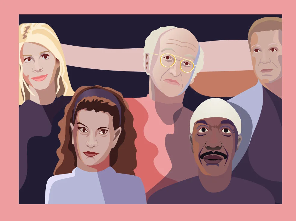 Sketch: Curb Your Enthusiasm characters