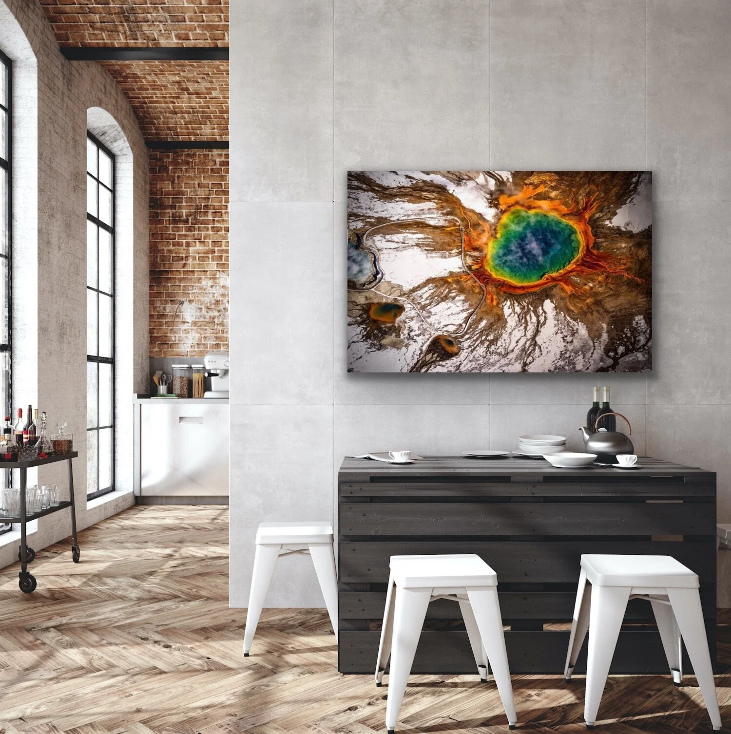 Grand Prismatic Spring_40x60 in room.JPG