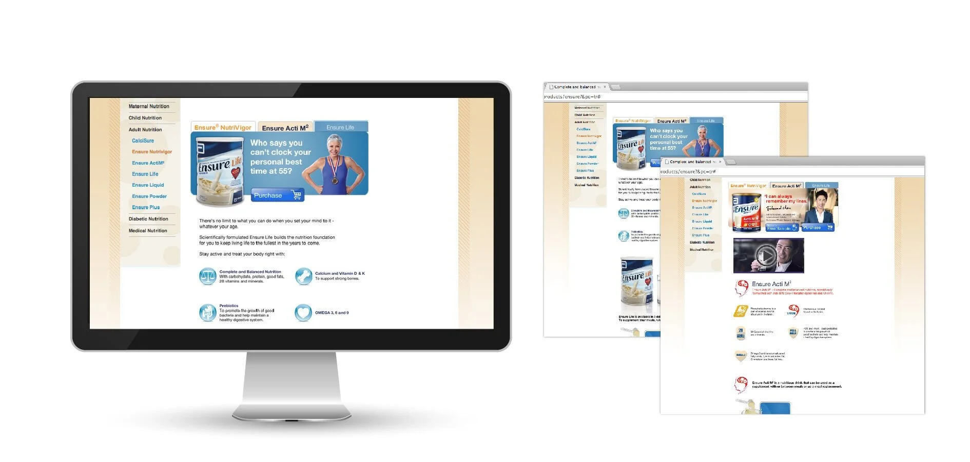 Abbot website design 2014