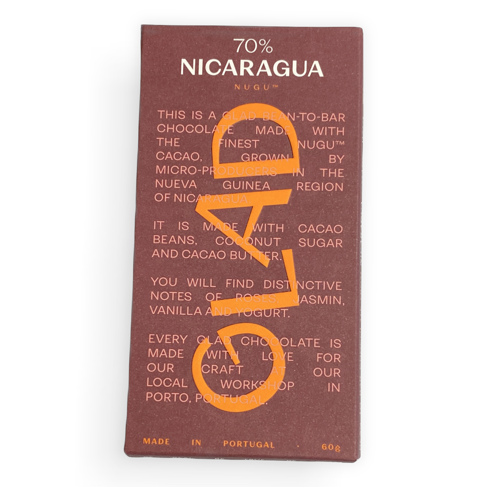 GLAD 70% Nicaragua Dark Chocolate