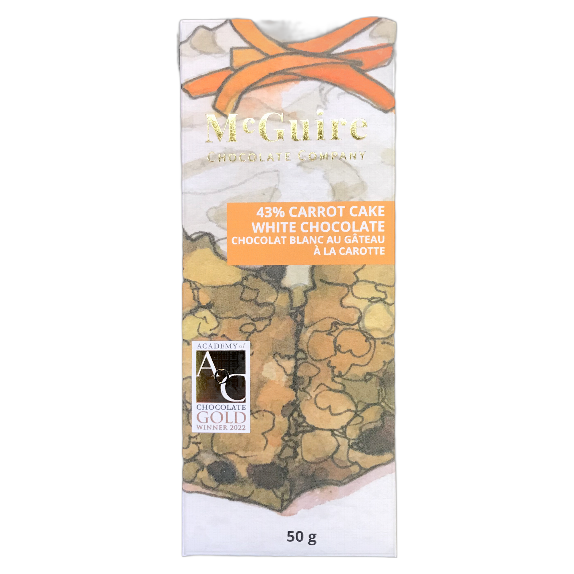 McGuire 43% Carrot Cake White Chocolate