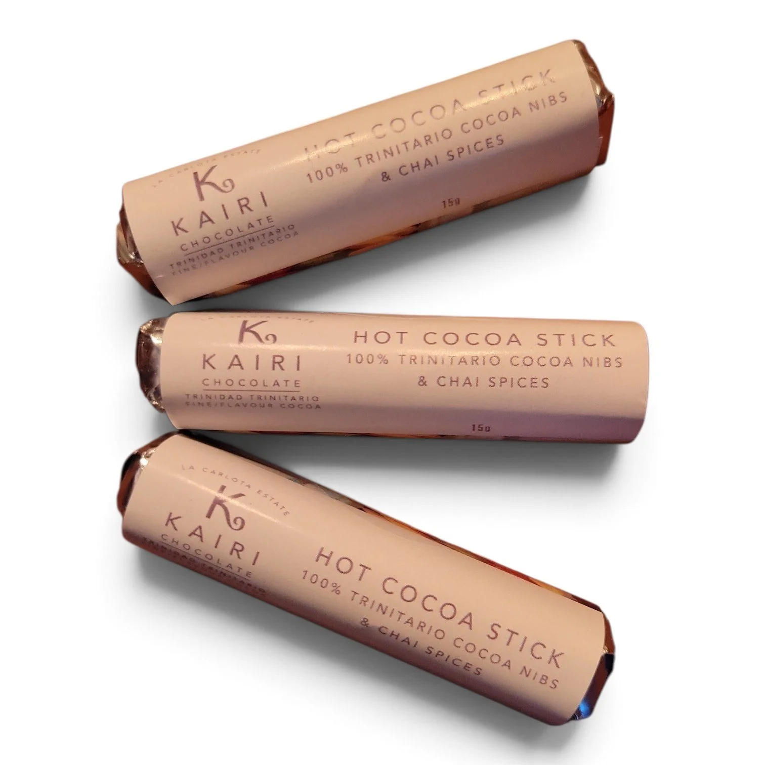 Kairi Chai Spiced Drinking Chocolate Sticks (Unsweetened)