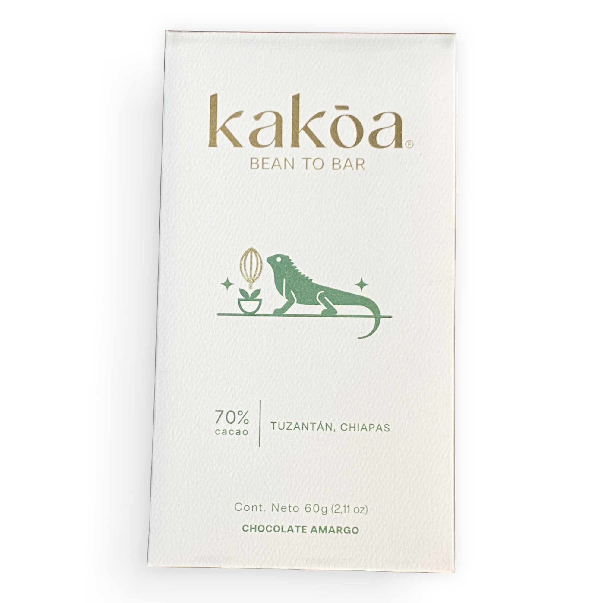 Kakoa 70% Tuzantan, Chiapas, Mexico Dark Chocolate