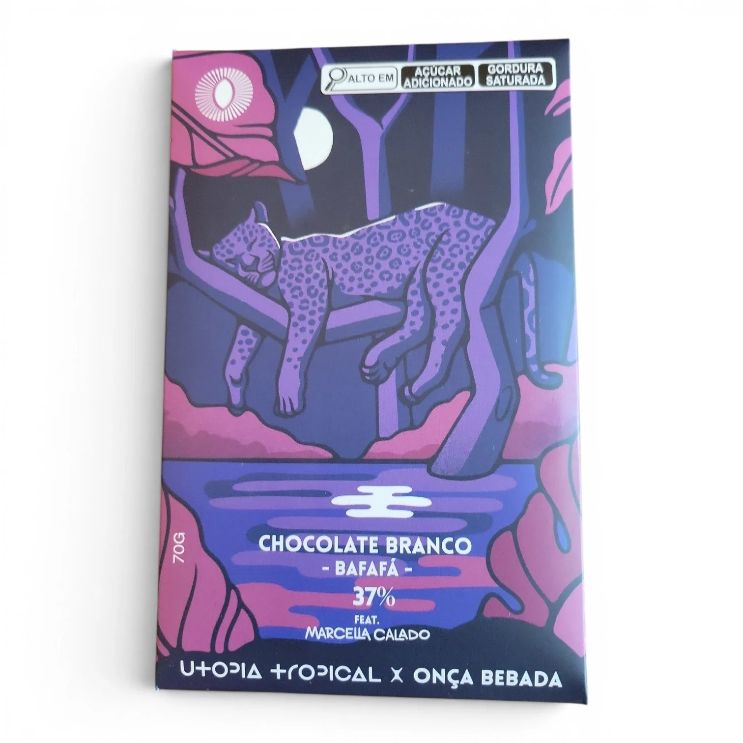 Utopia Tropical 38% Hibiscus White Chocolate