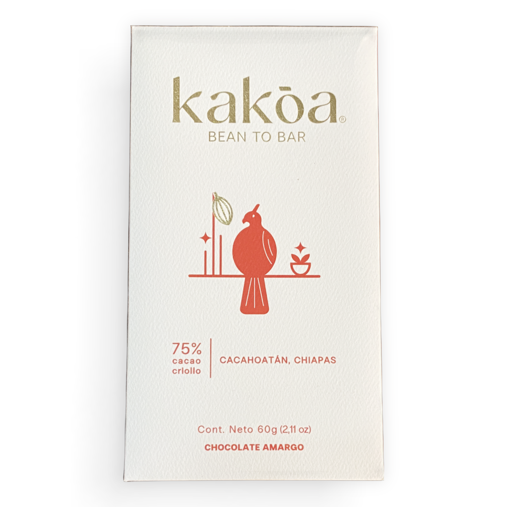 Kakoa 75% Cacahotan, Chiapas, Mexico Dark Chocolate
