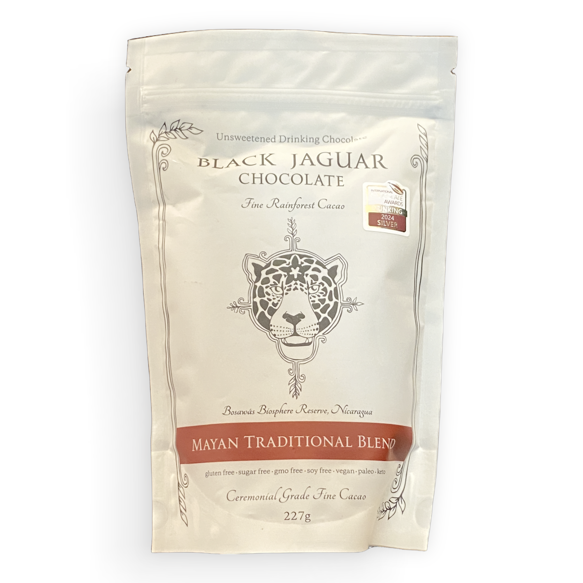 Black Jaguar Mayan Traditional Blend Drinking Chocolate (Unsweetened)