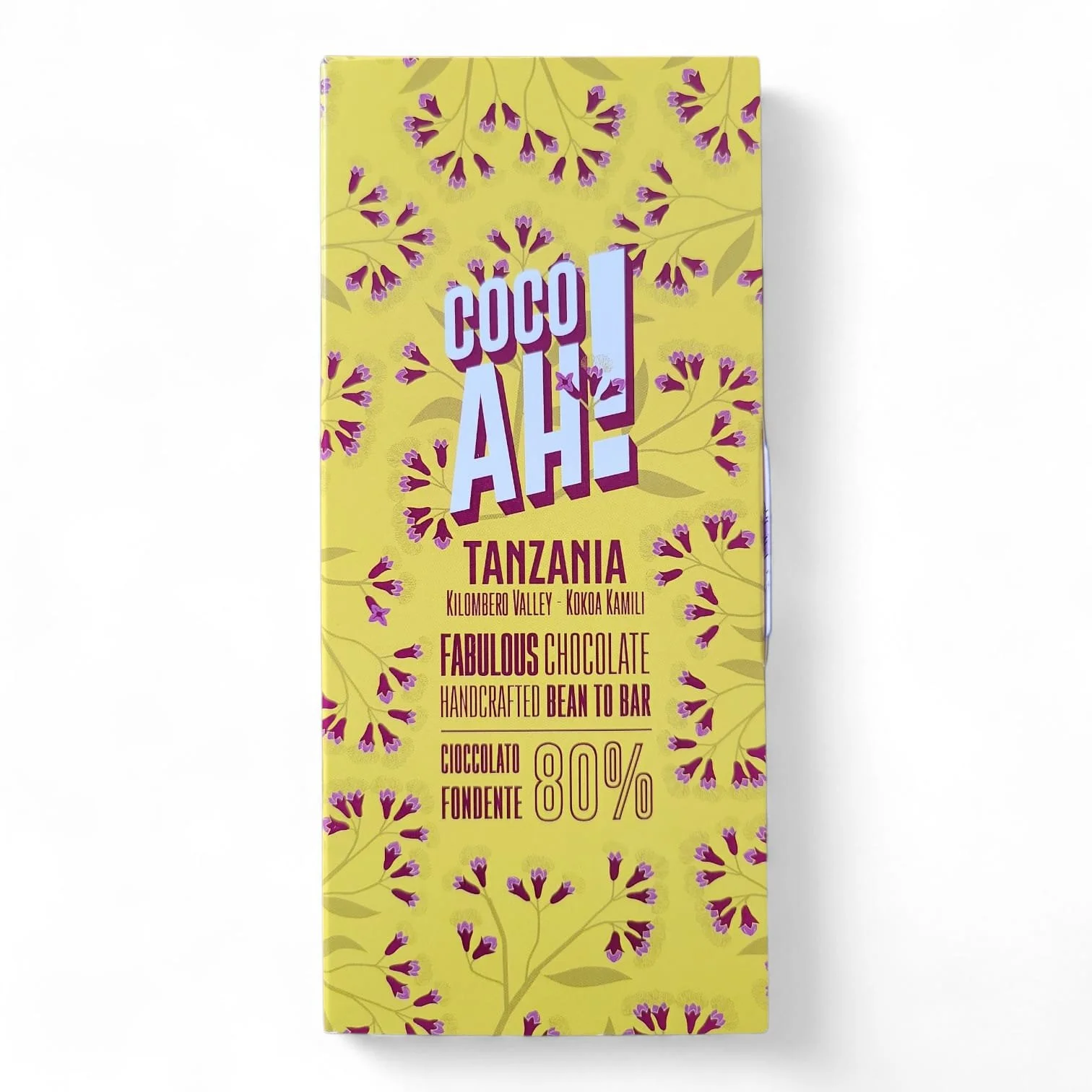 CocoAH! 80% Tanzania Dark Chocolate