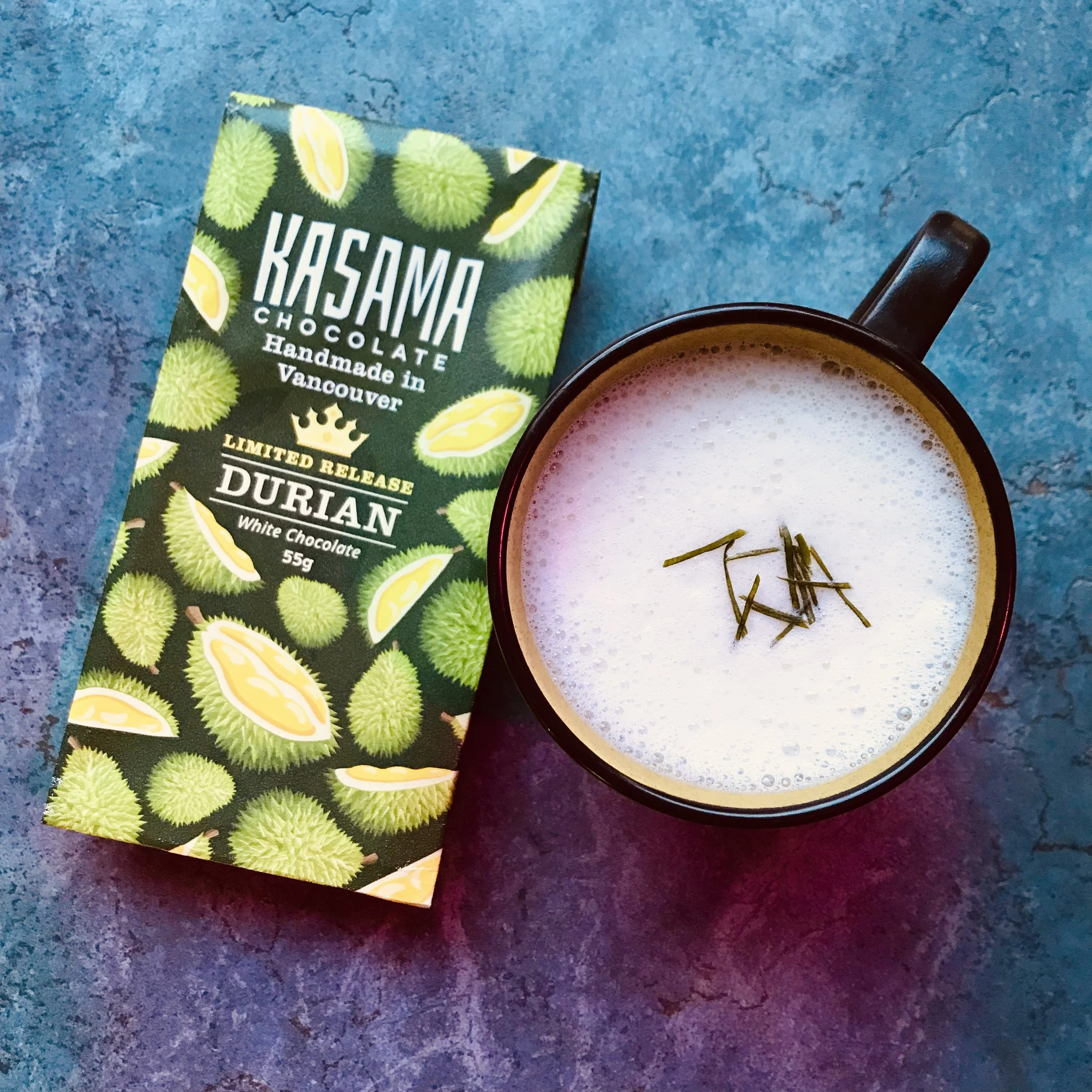 Sarap! Durian Basil Hot Chocolate