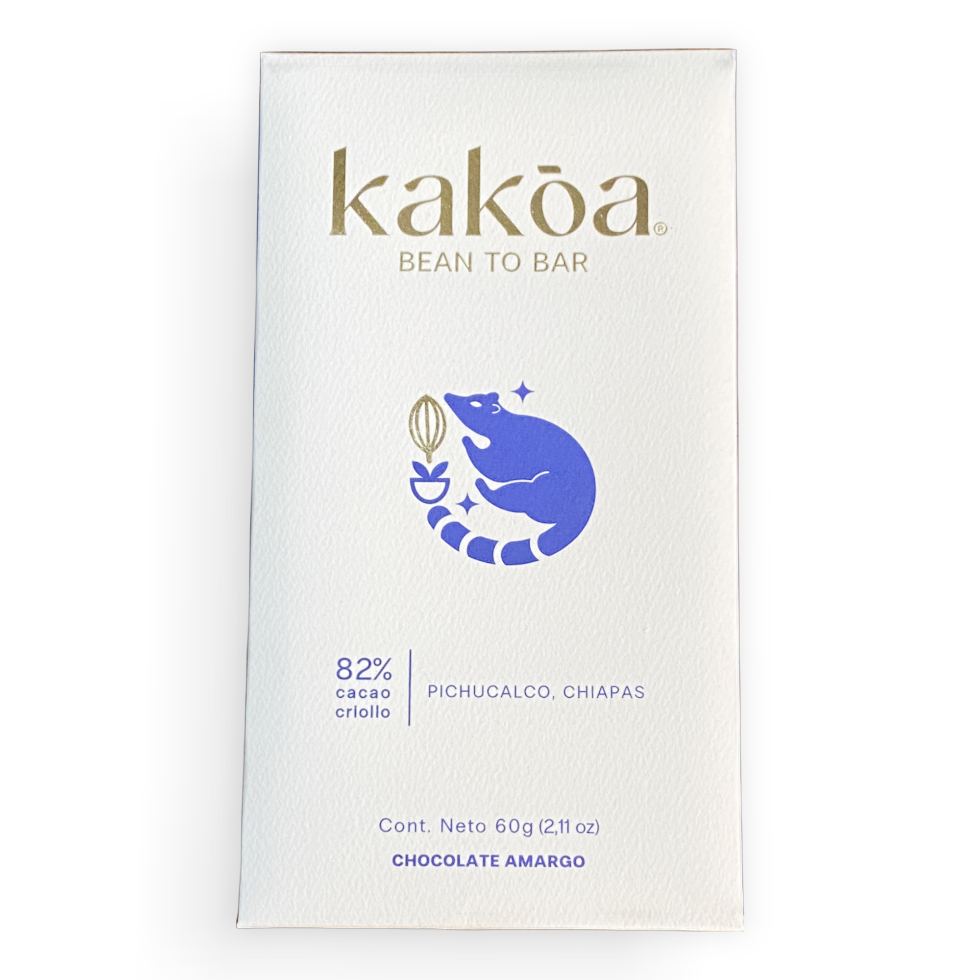 Kakoa 82% Pichucalco, Chiapas, Mexico Dark Chocolate
