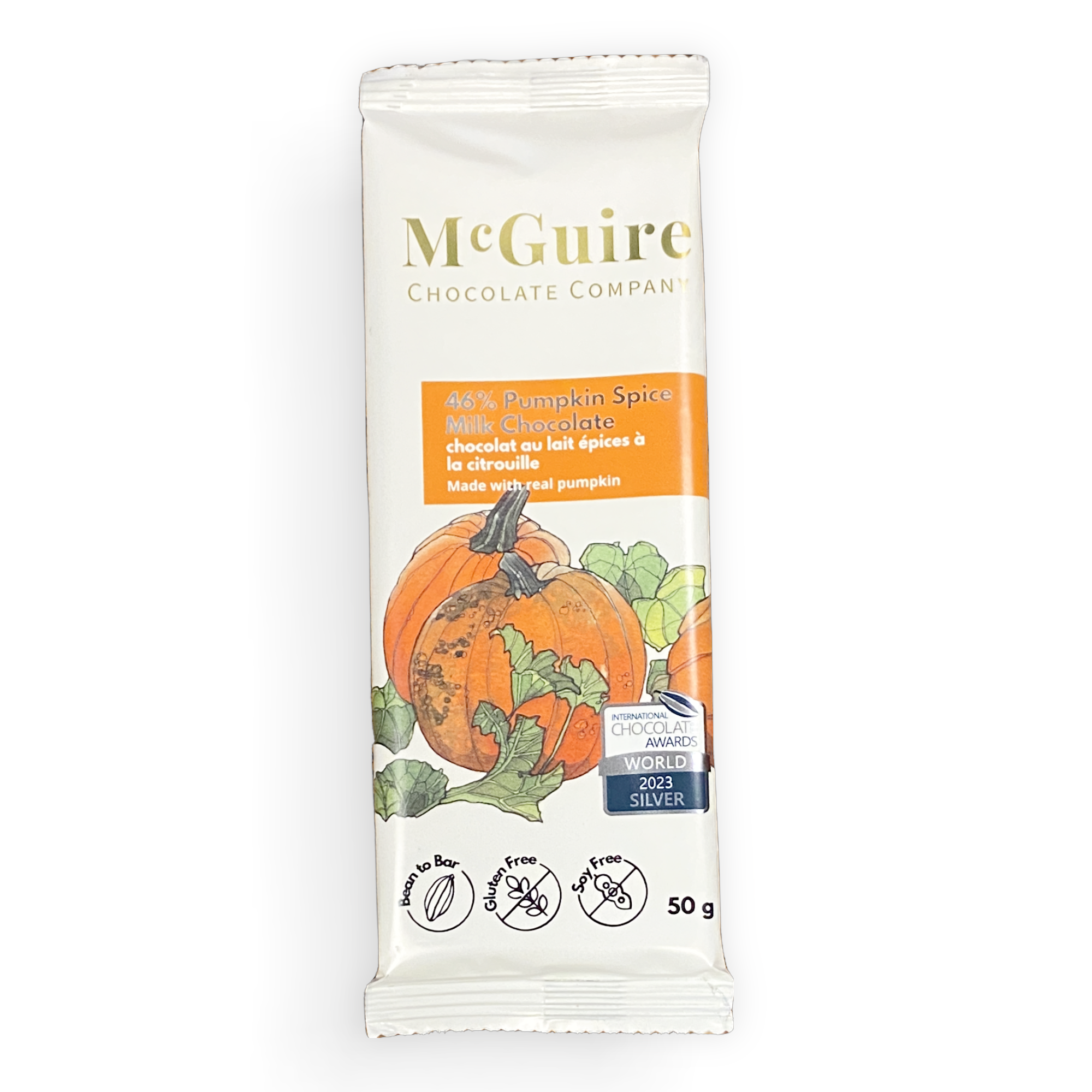 McGuire Pumpkin & Spice Milk Chocolate