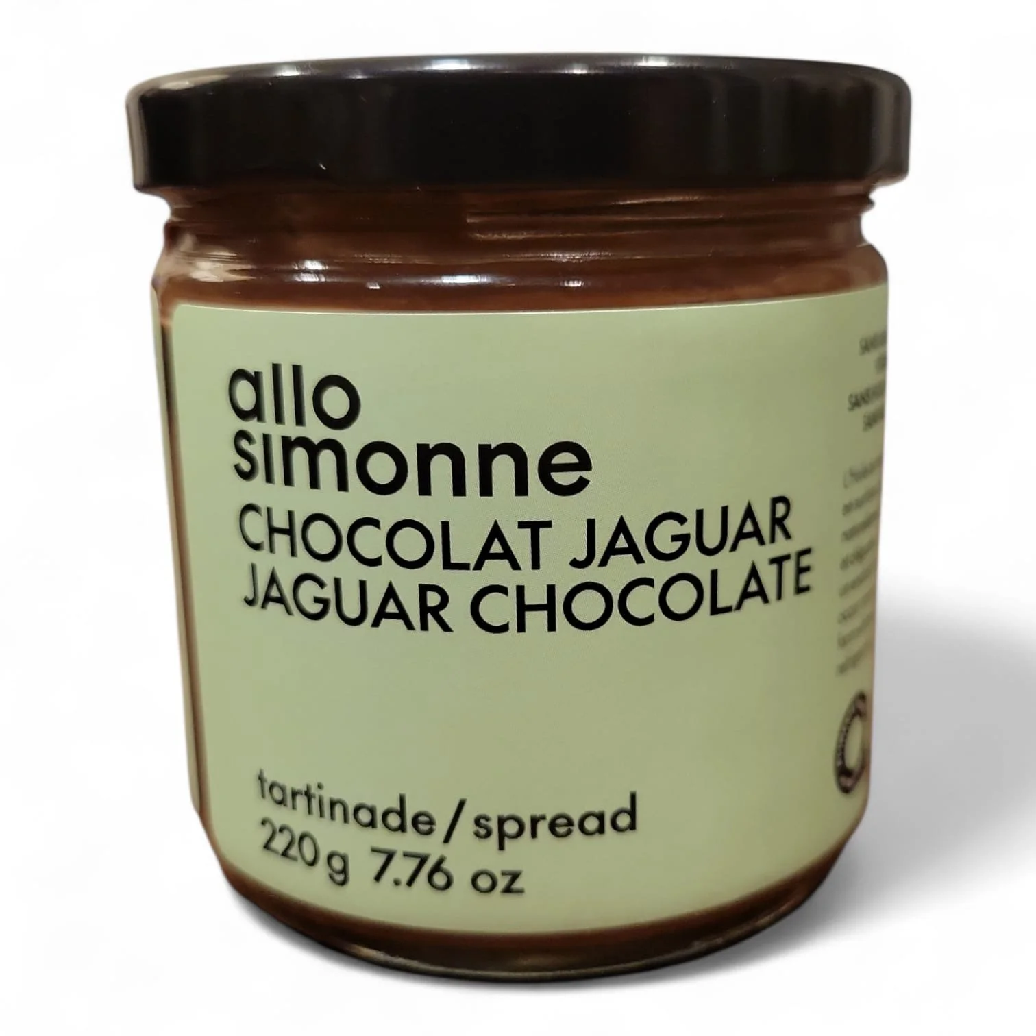 Allo Simonne Dark Chocolate Jaguar Gianduja Spread