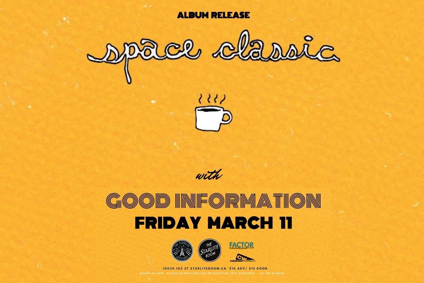 Space Classic Album Release with Guests!
