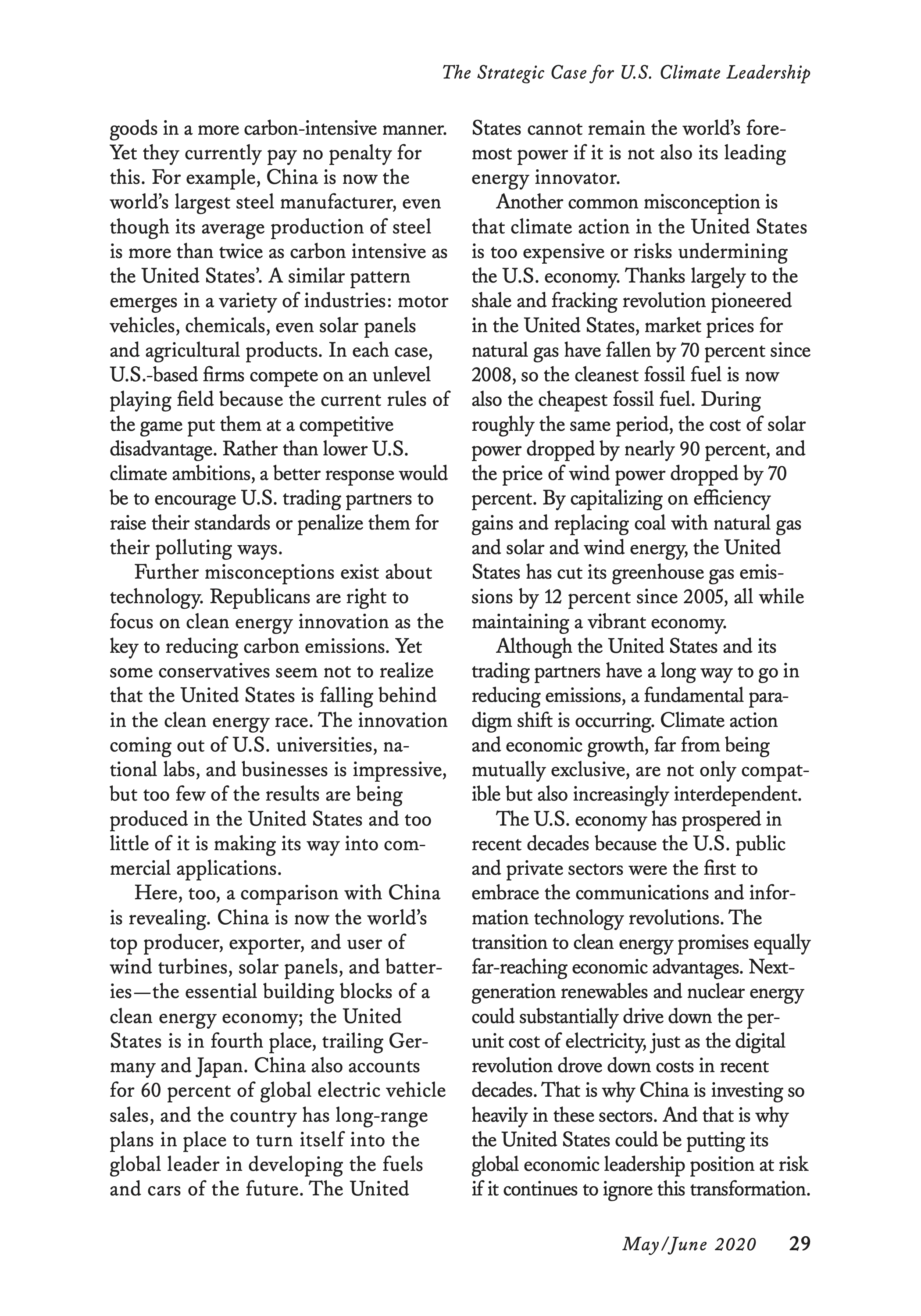 The Strategic Case for U.S. Climate Leadership Page 2.png