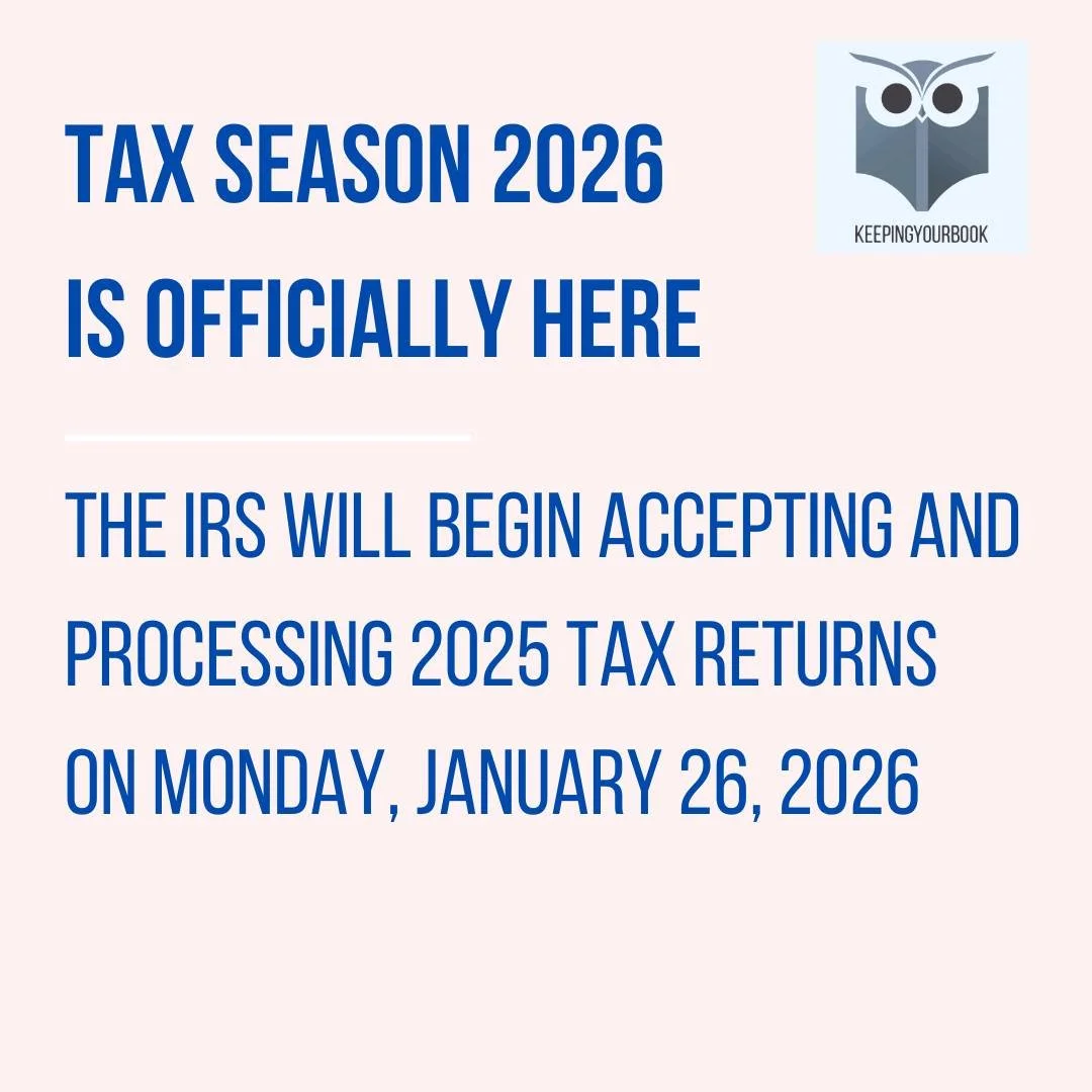 Tax Season 2026 is officially here
Now is the perfect time to get your documents organized.
GET READY 
&bull; W-2 / 1099 
&bull; Bank Statements 
&bull; Business Expenses 
&bull; Credits/Deductions
DM us to get organized