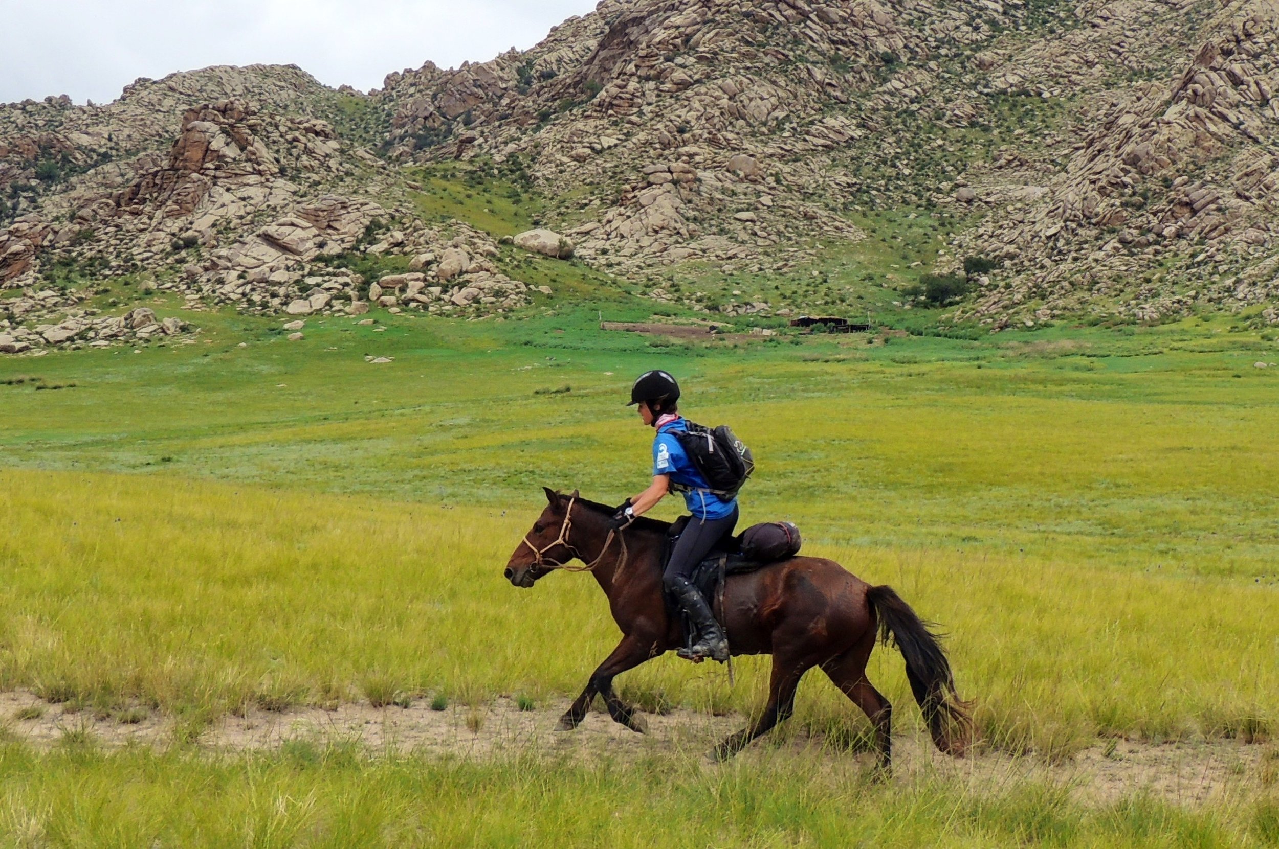 Chloe Phillips-Harris Riding the Mongol Derby