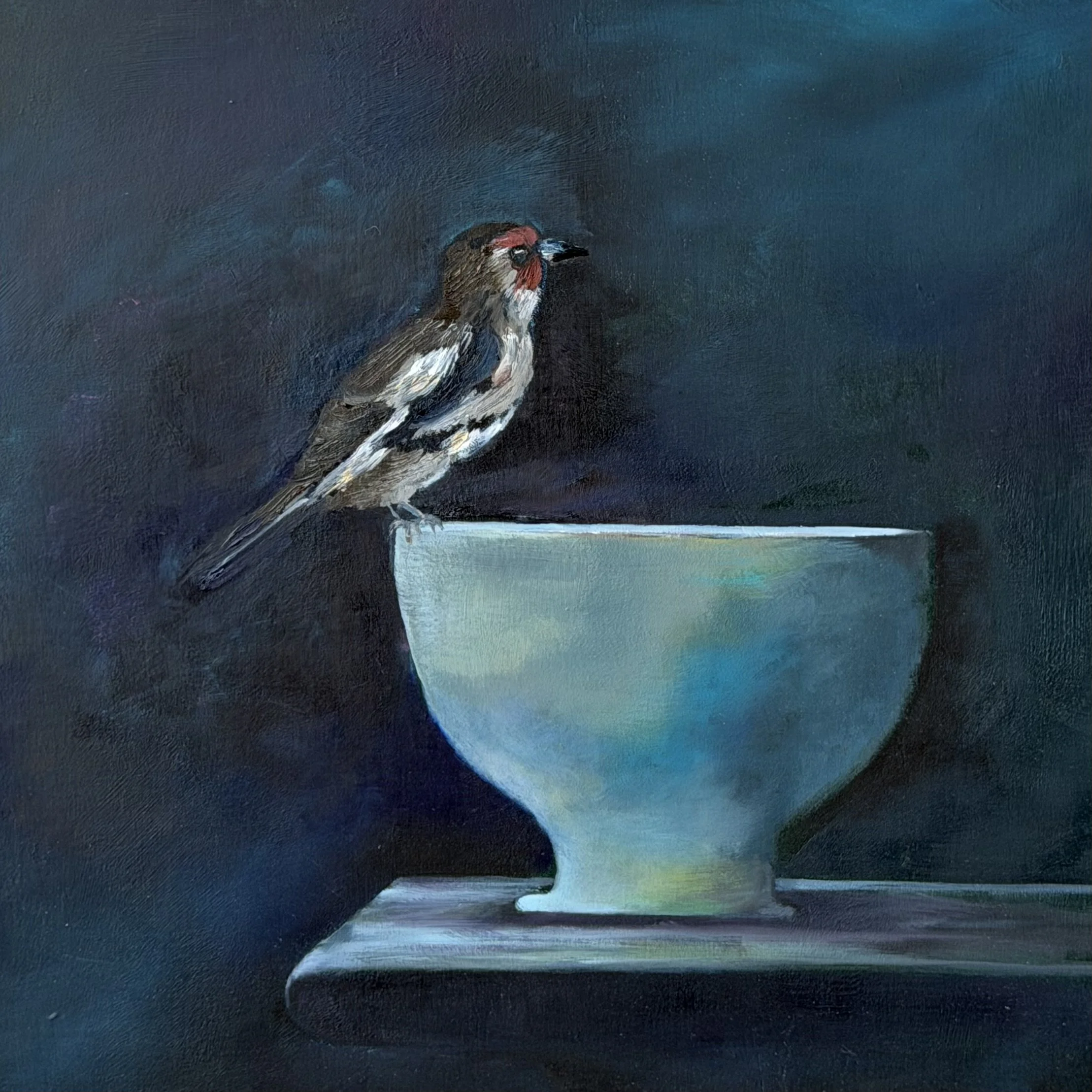 Goldfinch on Bowl     SOLD     2026
