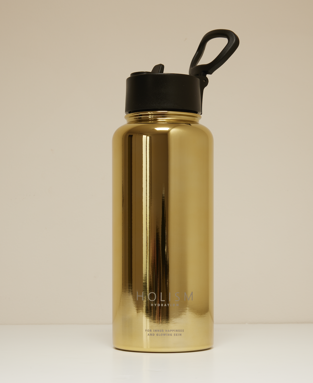 Gold Water Bottle — HOLISM RETREAT