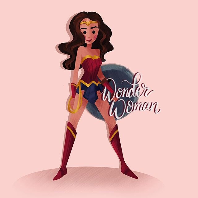And here&rsquo;s number 6! How have I not done Wonder Woman before?! .
.
.
.
.
#wonderwoman #wonderwomanfanart #sixfanarts #fanart #procreate #ipadpro #illustration #illustratorsofinstagram