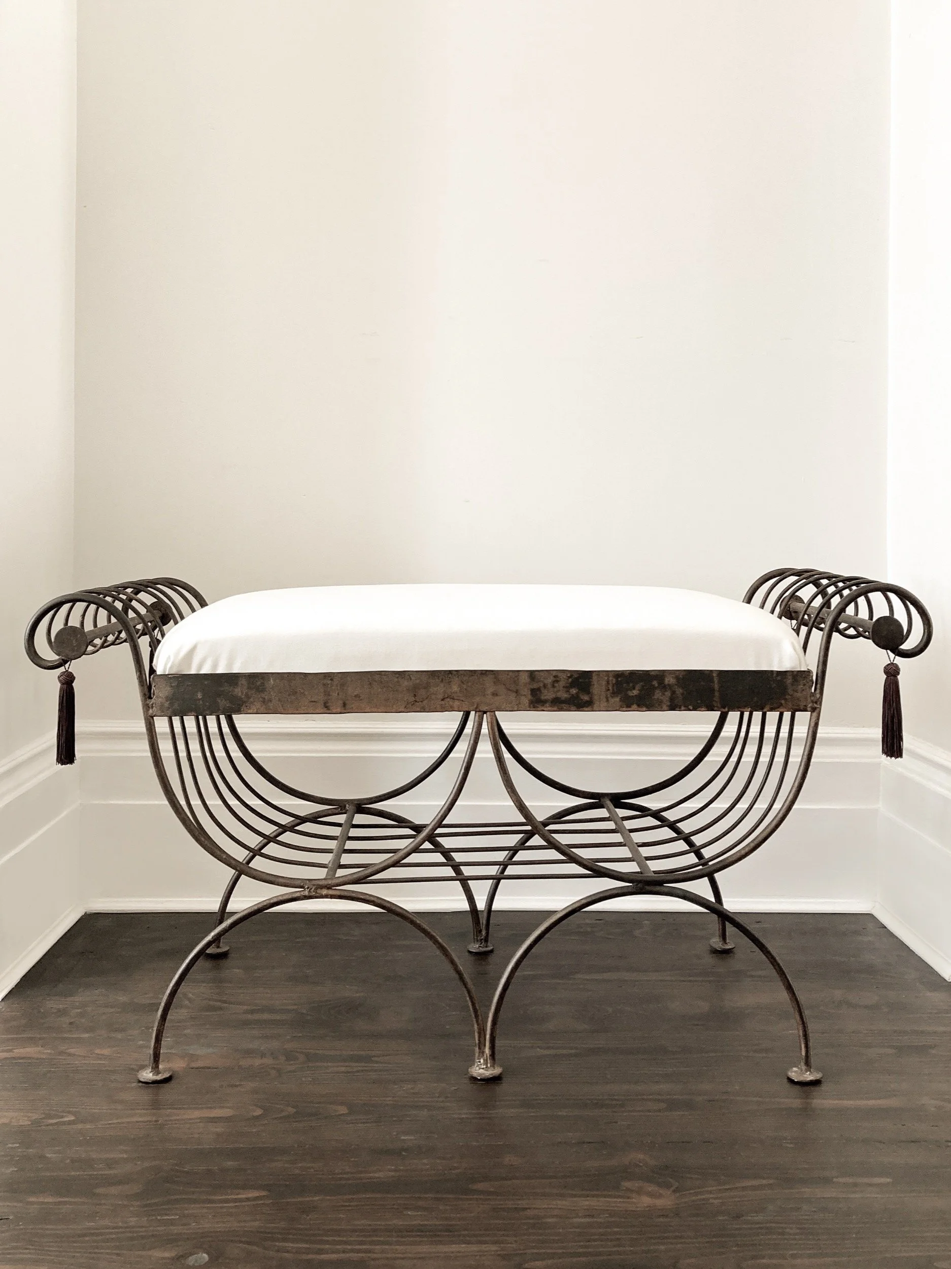vintage-mid-century-florentine-iron-curule-tassel-bench-2-the-diarist.jpg