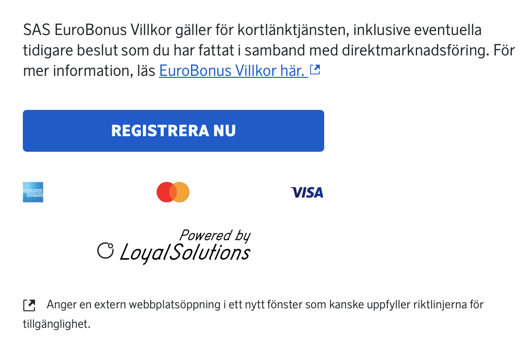 New Connect Any Debit Or Credit Card And Earn Sas Eurobonus