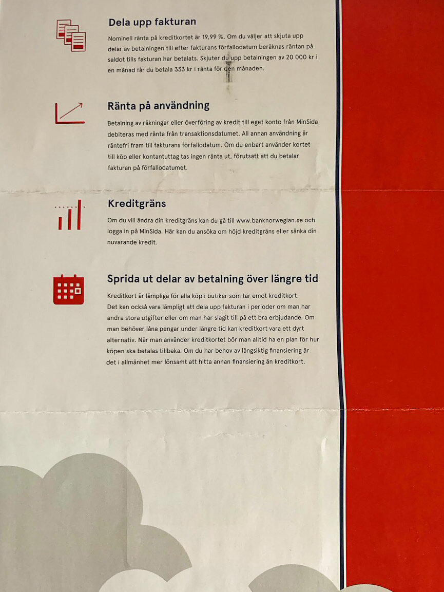 Bank Norwegian is cutting costs, new Visa cards are cheap! u2014 AirLapse