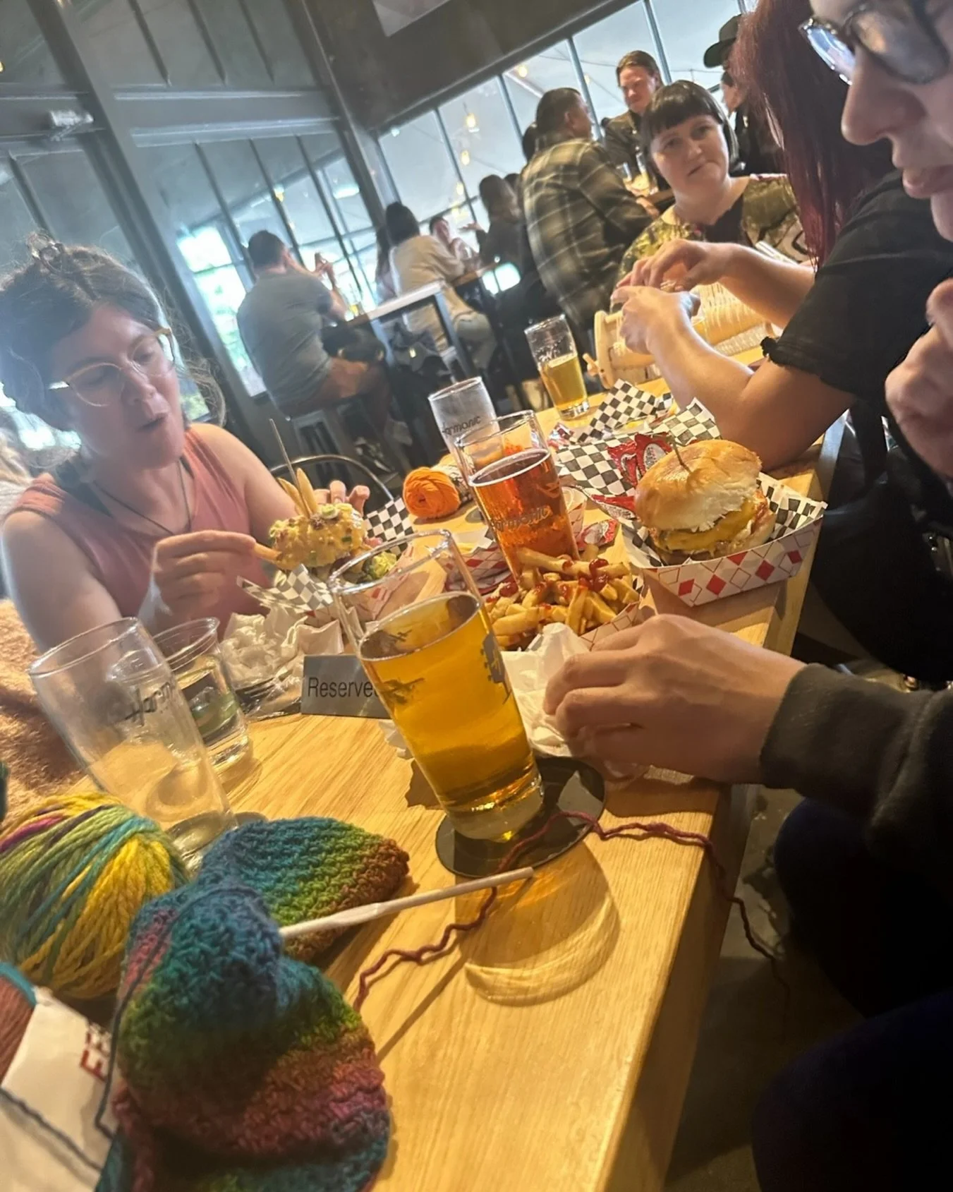 A little TBT to where Yaahs yarn social all began &mdash; Harmonic Brewing in Dogpatch, SF. This amazing community brewery was our home for years and helped us get the (yarn) ball rolling. Sharing these memories today in anticipation of our next meet