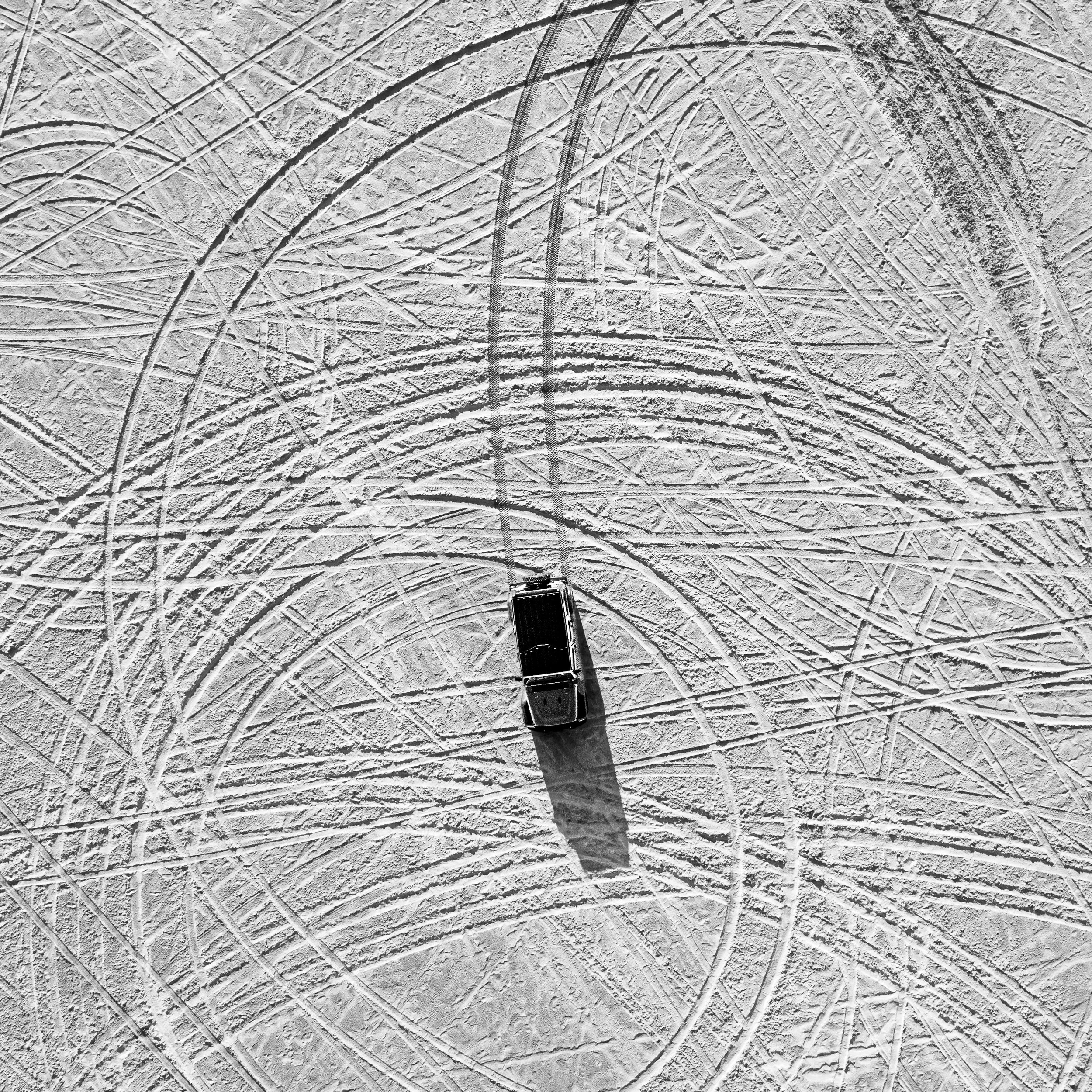 Jeep tracks on the Salt Flats (Copy)