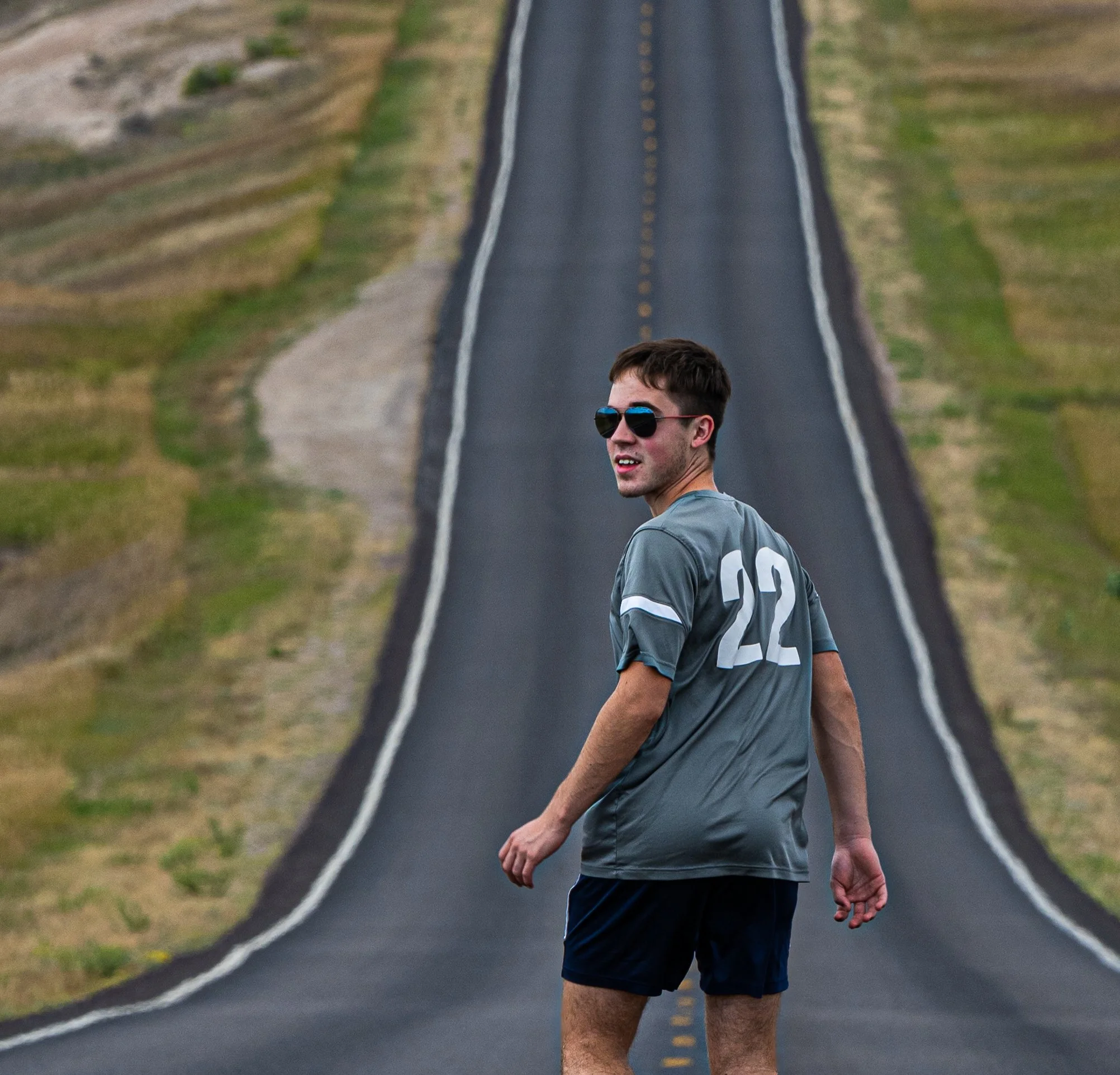 Landon in Badlands road (1 of 1).jpeg