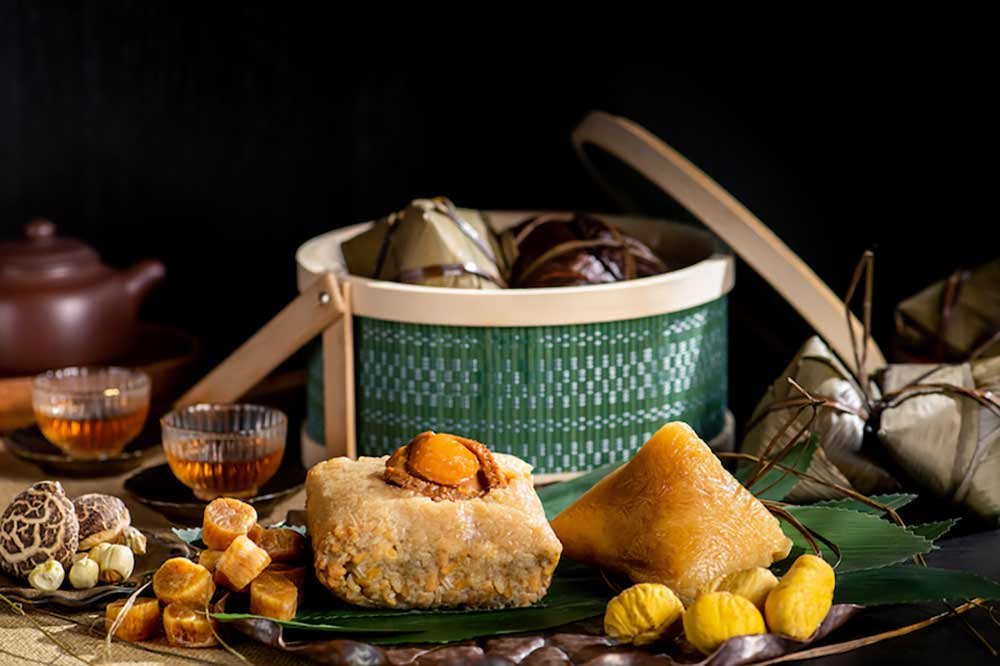 Traditional yet Luxury Glutinous Rice Dumplings by Acclaimed Chef Li Chi-Wai is now available for pre-order at Rosewood Hong Kong