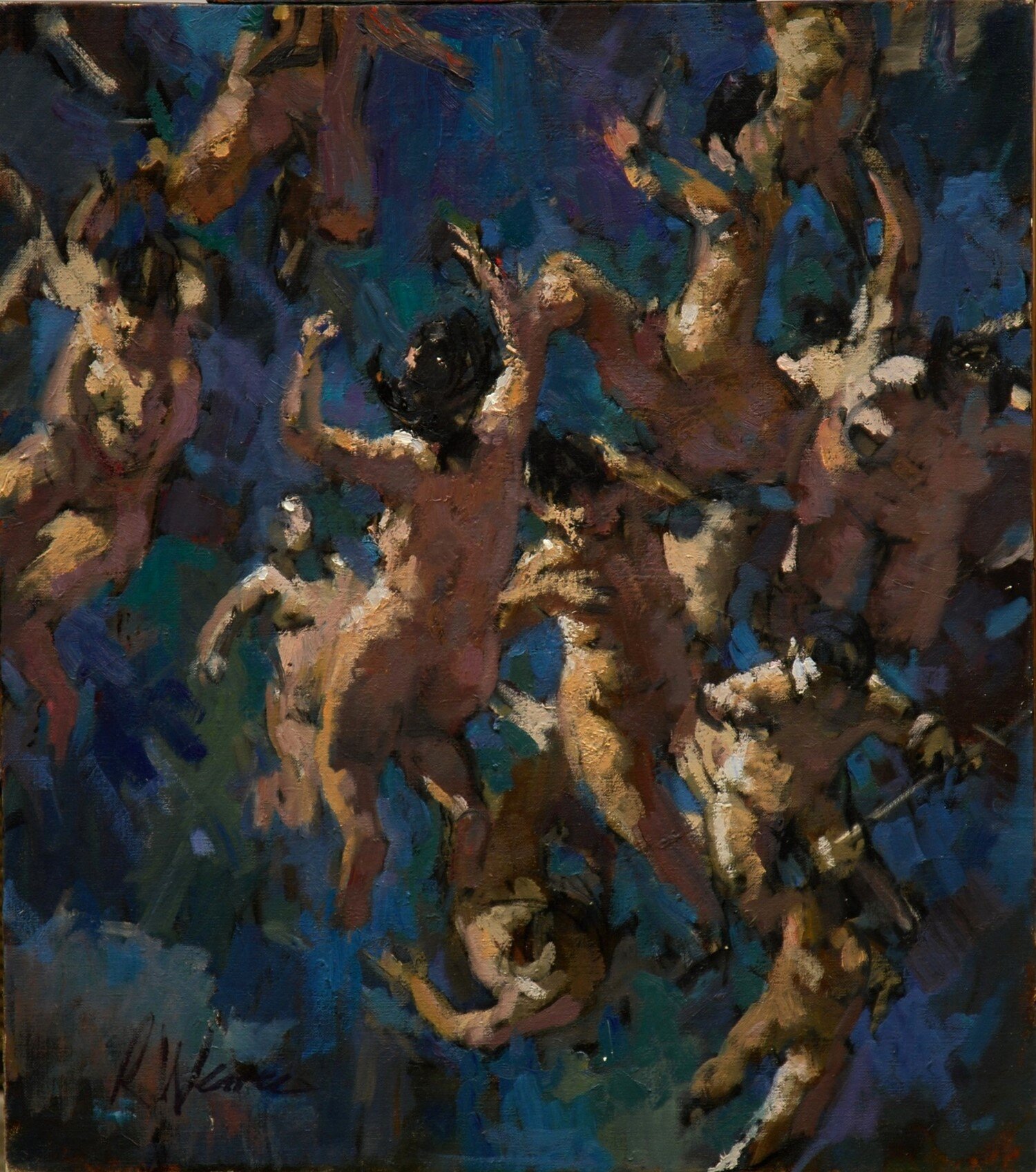 Study for Falling Figures 3