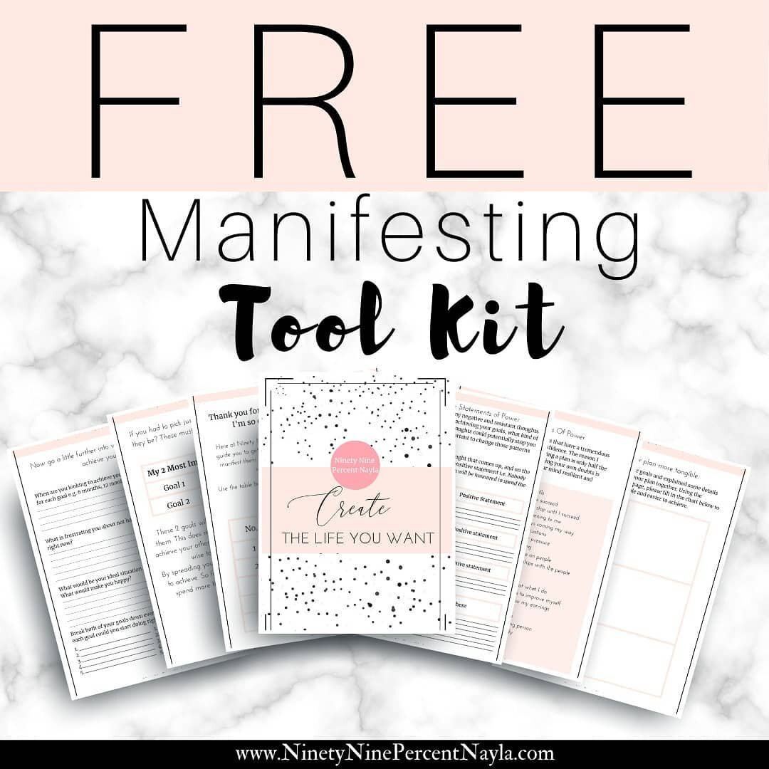 FREE Manifesting Tool Kit Printable — Nine Percent Nayla