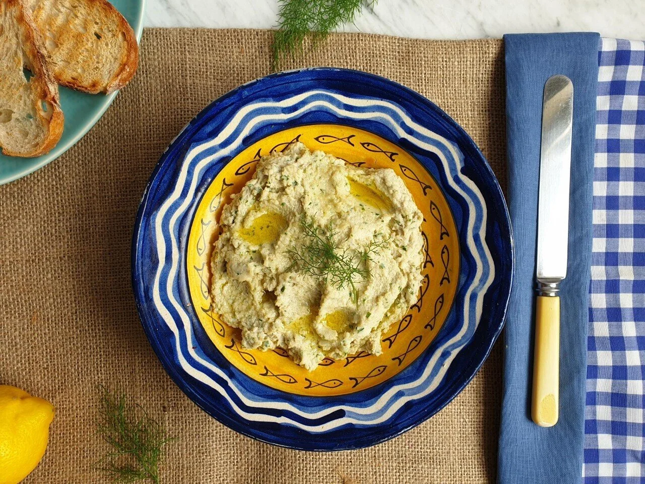 Rustic Sea Bream spread