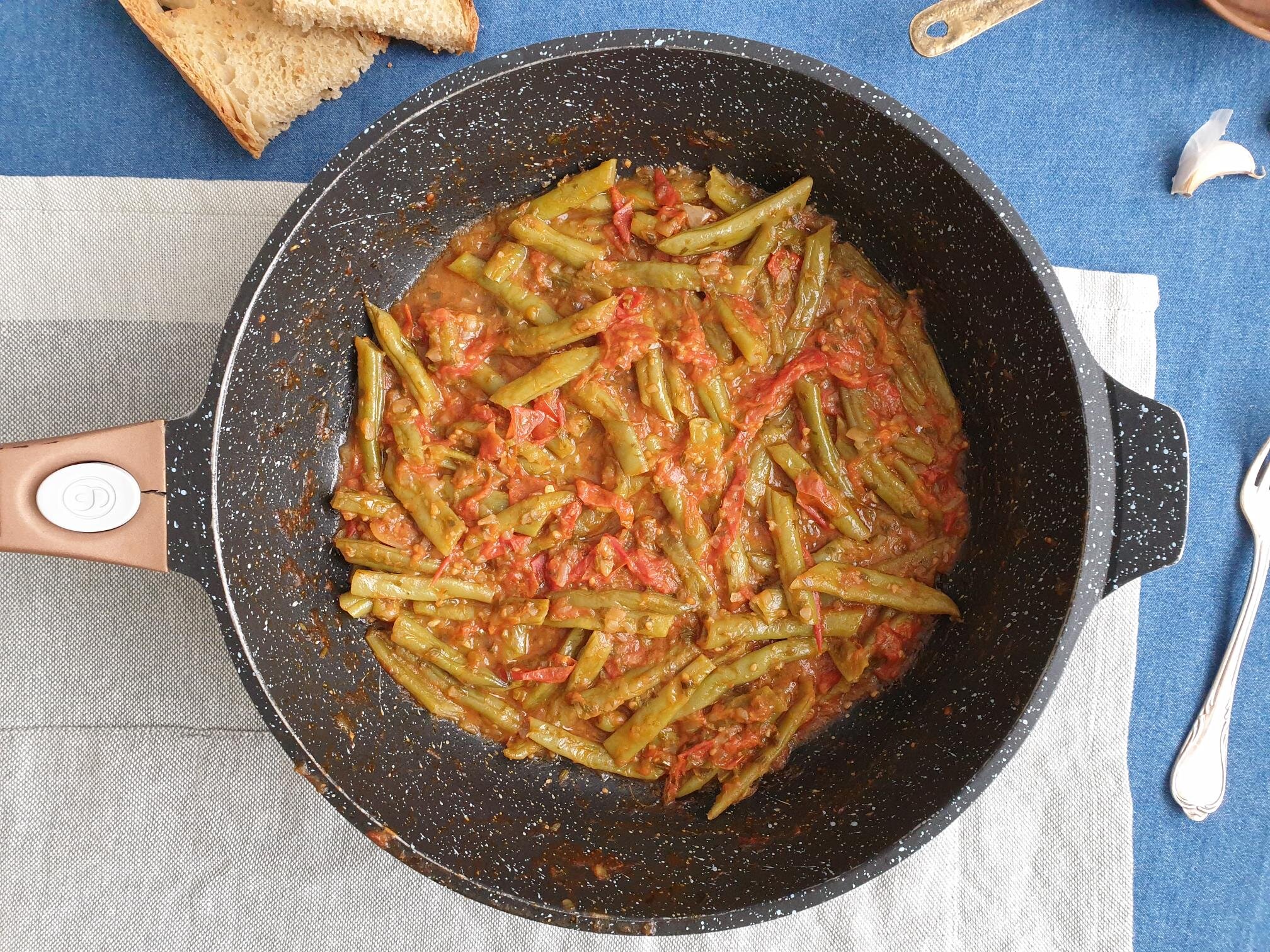 Green Beans with tomatoes Istrian style Recipe