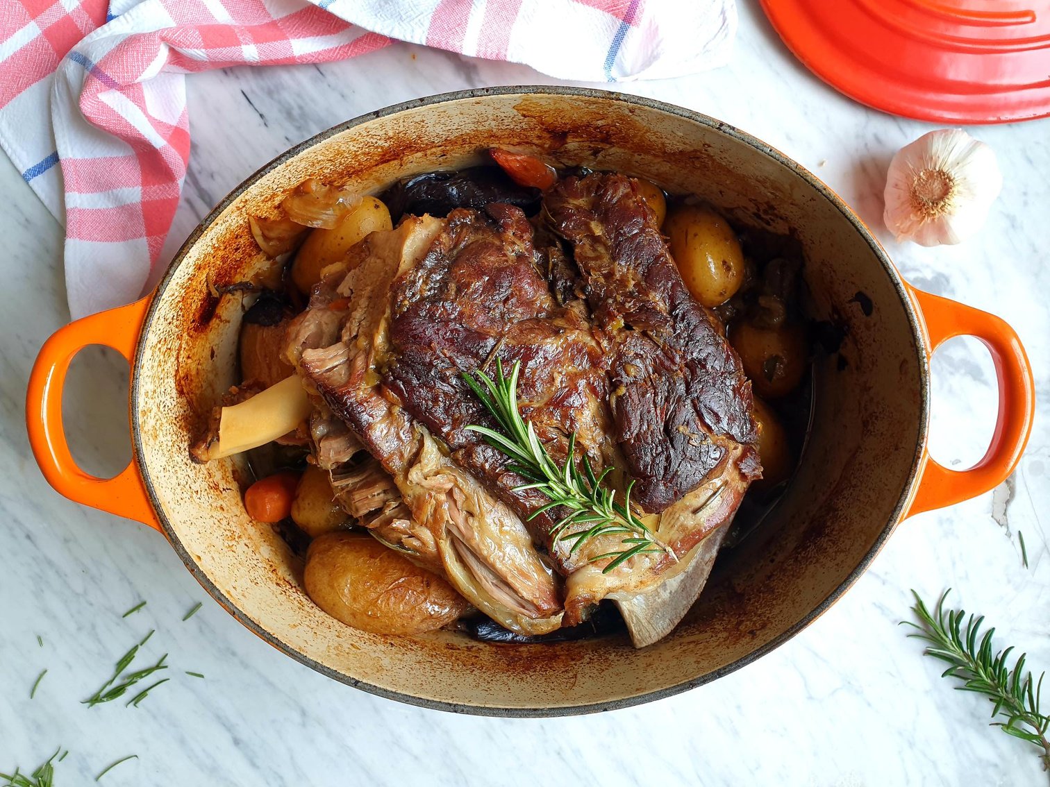 Lamb Peka - One pot slow roasted lamb with potatoes and vegetables Istrian style Recipe