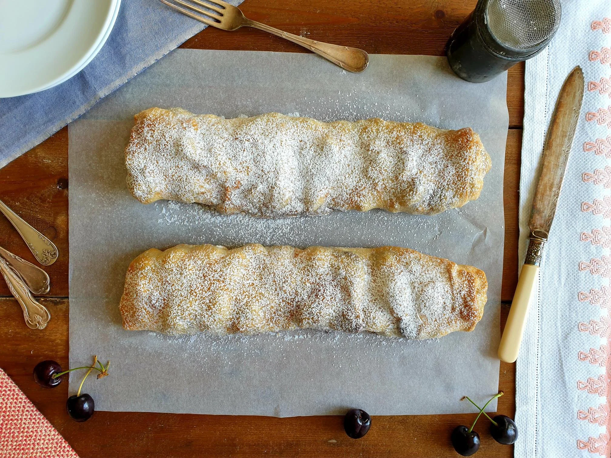 Cherry strudel Istrian Recipe
