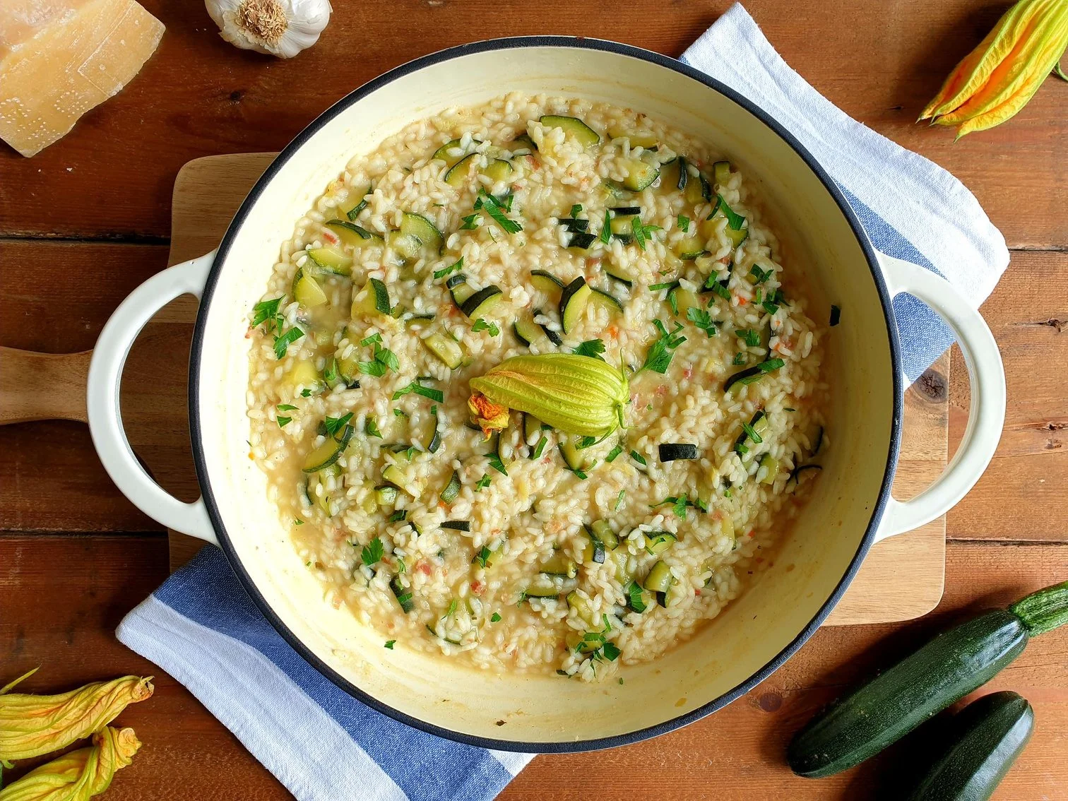 Courgette Risotto Istrian Recipe