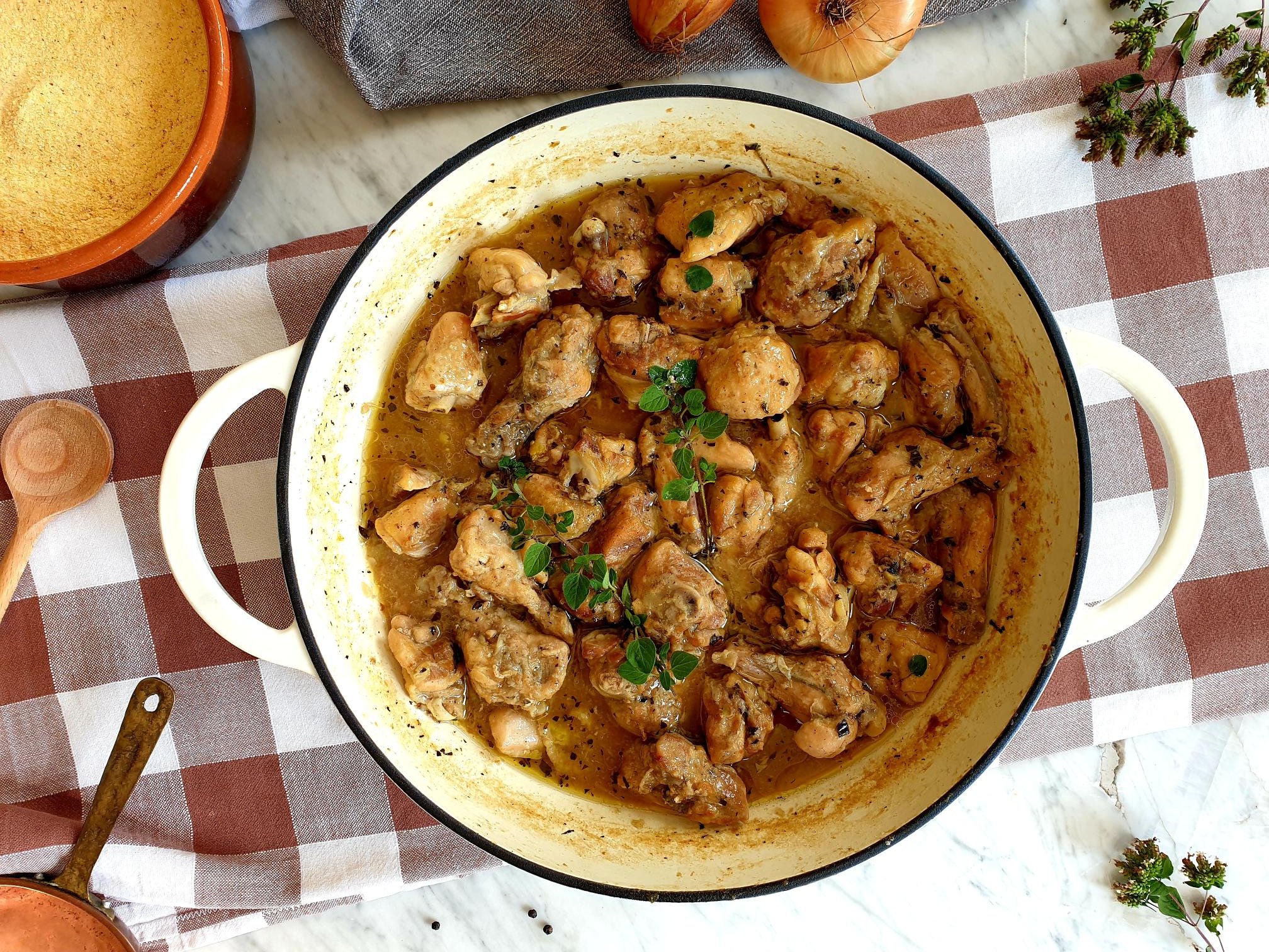 Chicken Goulash traditional Istrian Recipe
