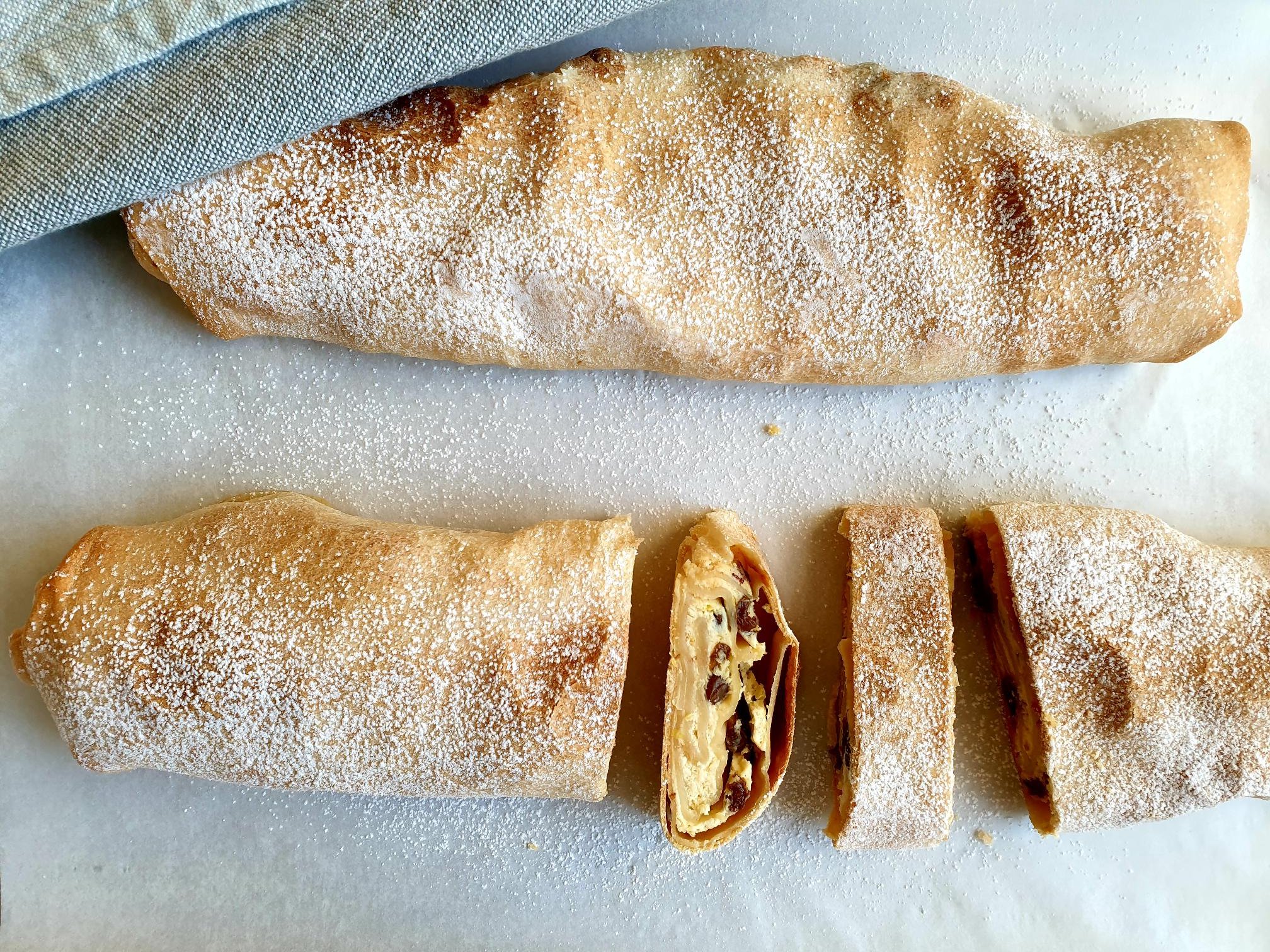 Ricotta or Curd Cheese Strudel Recipe