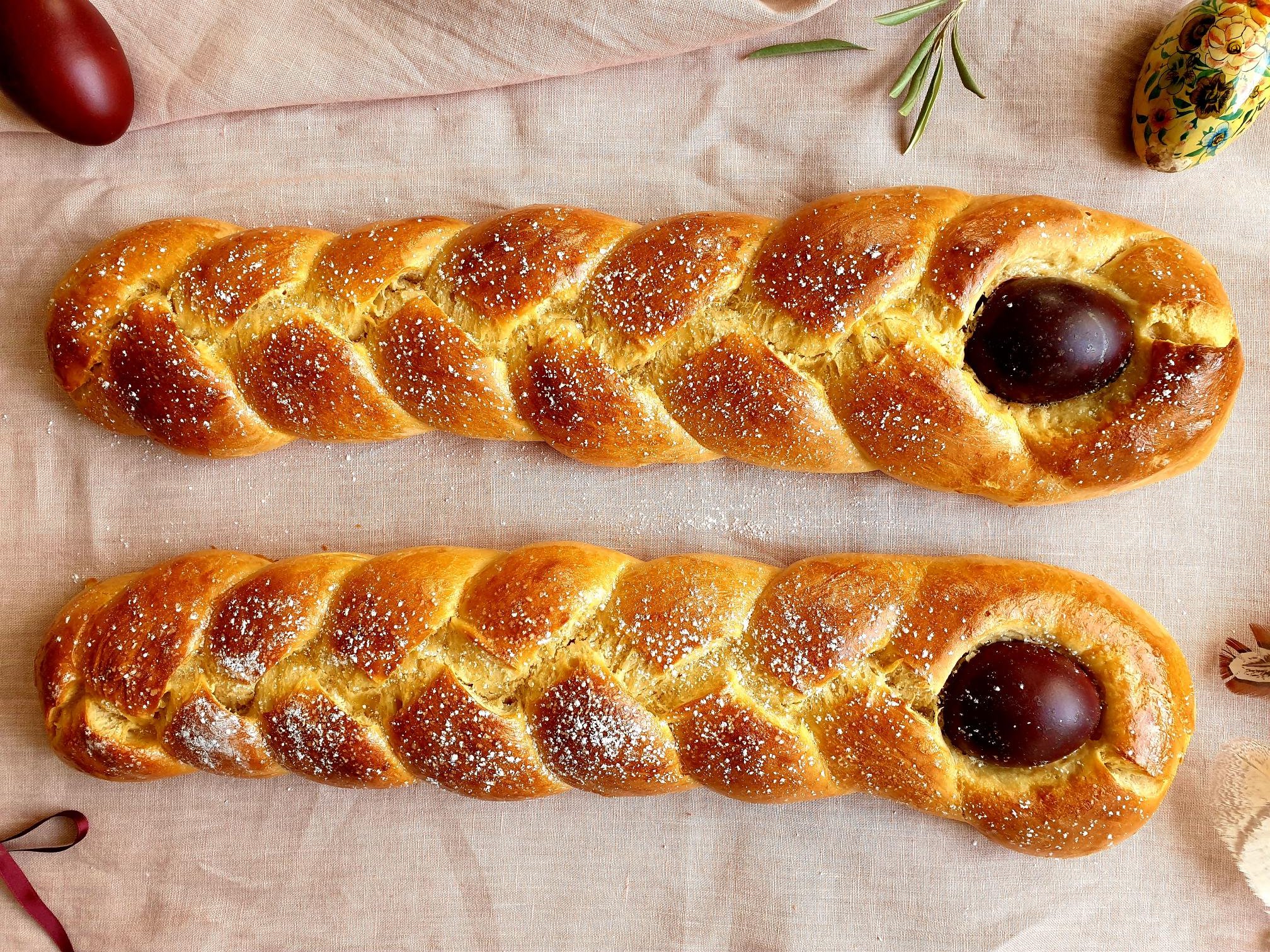 Easter Sweet Plaited Bread (Ticice) Istrian recipe