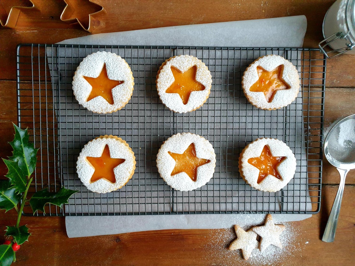 Austrian inspired Linzer Cookies Recipe