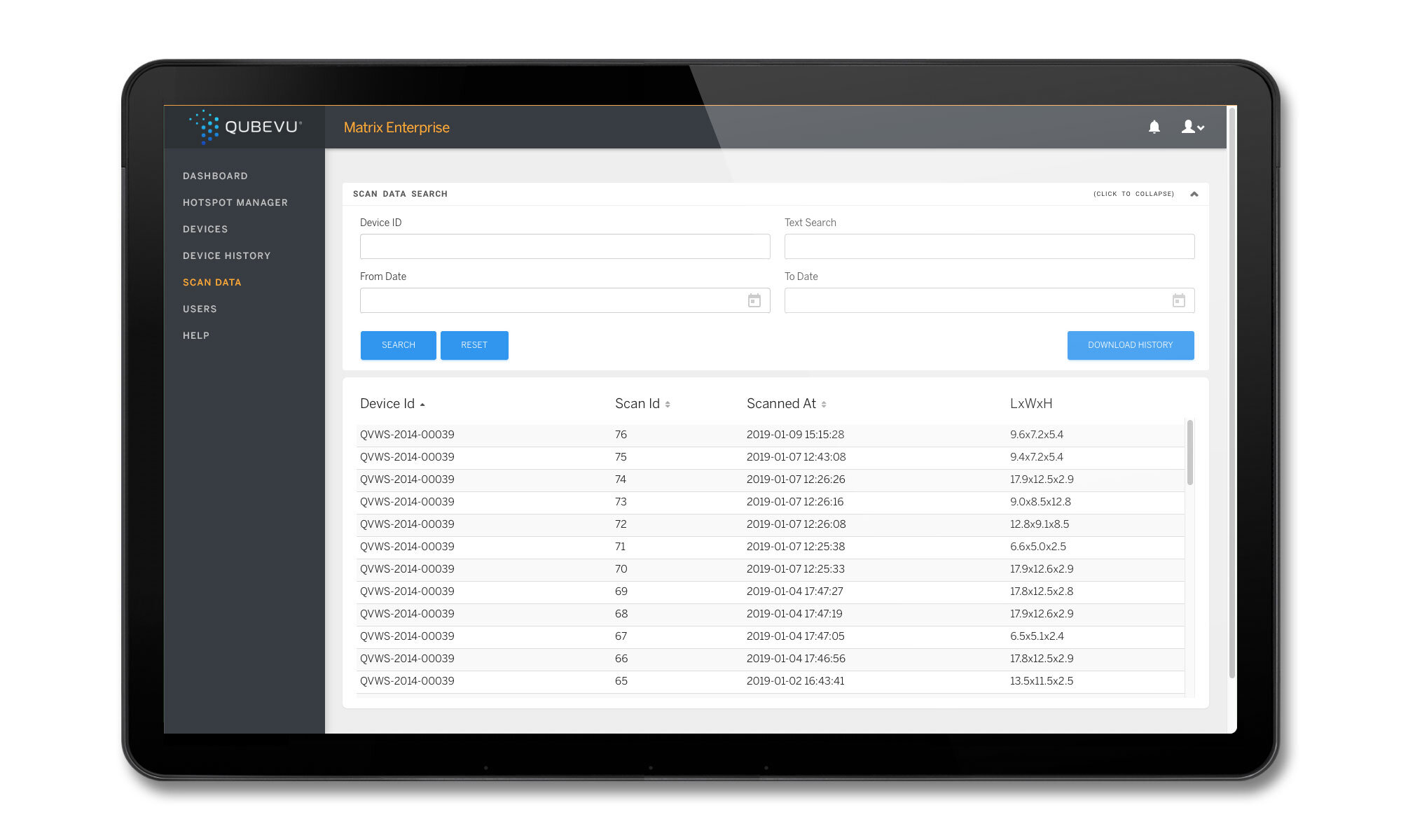  Total control of your QubeVu fleet, anywhere in the world 