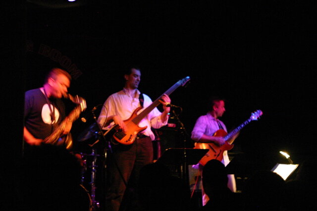  Brian Sears, Patrick Pfeiffer and Sean Harkness at an early PHX concert in NYC