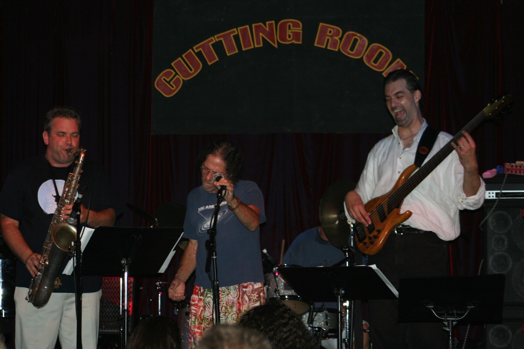 PHX performing at the Cutting Room in NYC: Brian Sears, the late great Gary Corwin, Dave Meade (behind cymbals) and Patrick Pfeiffer 