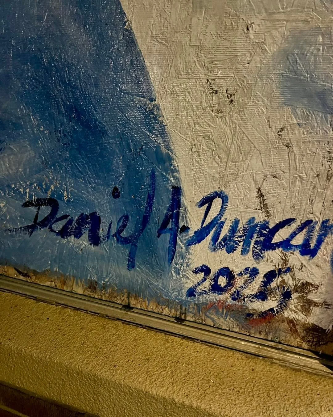 It still needs a minor detail. I did what I could in the cold dark. 😆
There is a story behind this so wait for it! 
If you see it in daylight before me post a picture in the comments! 
Use hashtags 
#obrienrelaestate 
#duncanstudiosboynecity 
#dunca