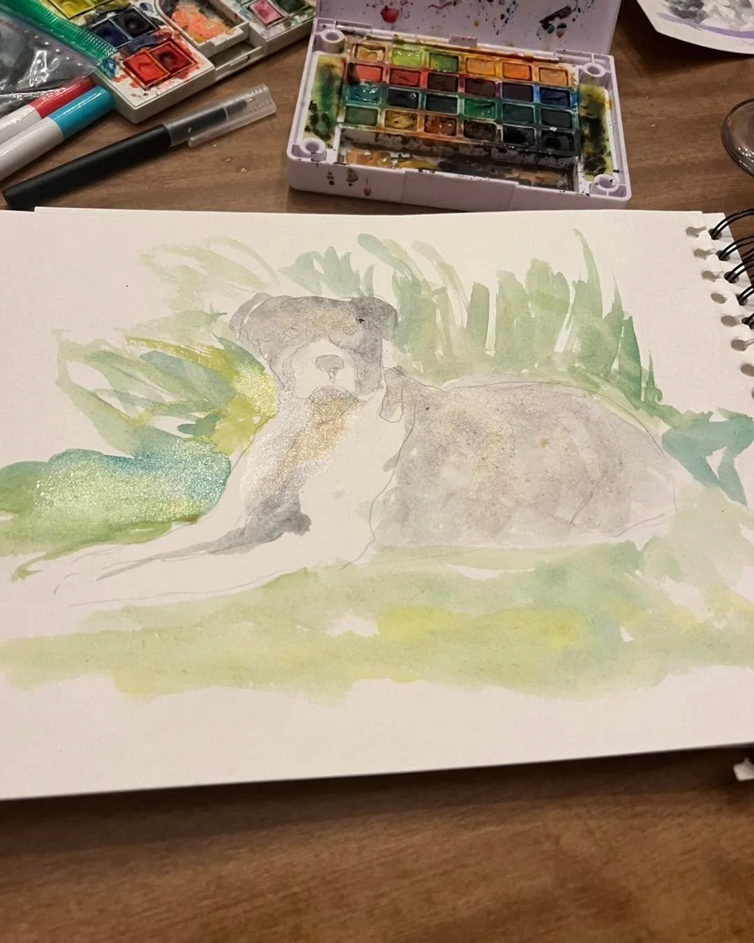 I always say&hellip;.paintings are like an old Polaroid picture they slowly develop before your eyes. #120 something.
Charlevoix Area Humane Society