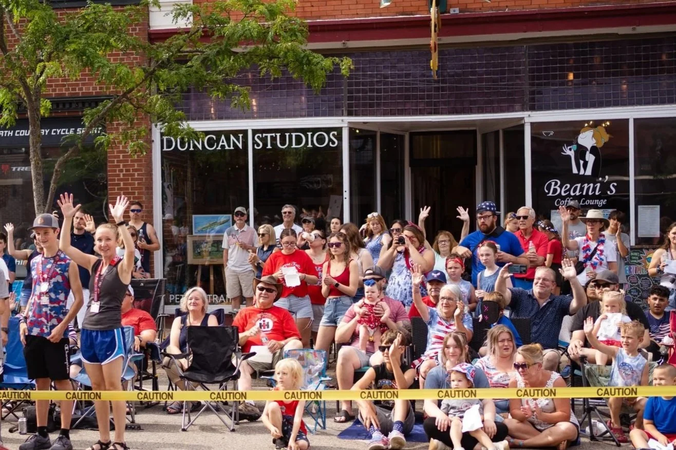 Boyne City Chamber ribbon cutting for the grand opening of Duncan Studios taken at 120 Water St. in 2019
