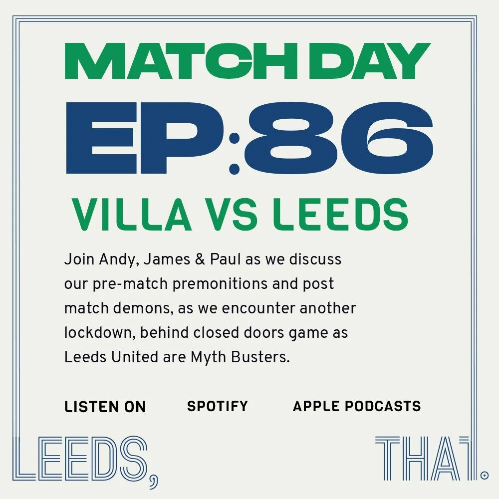 86 | Match Day - Aston Villa  (A) 25.10.20