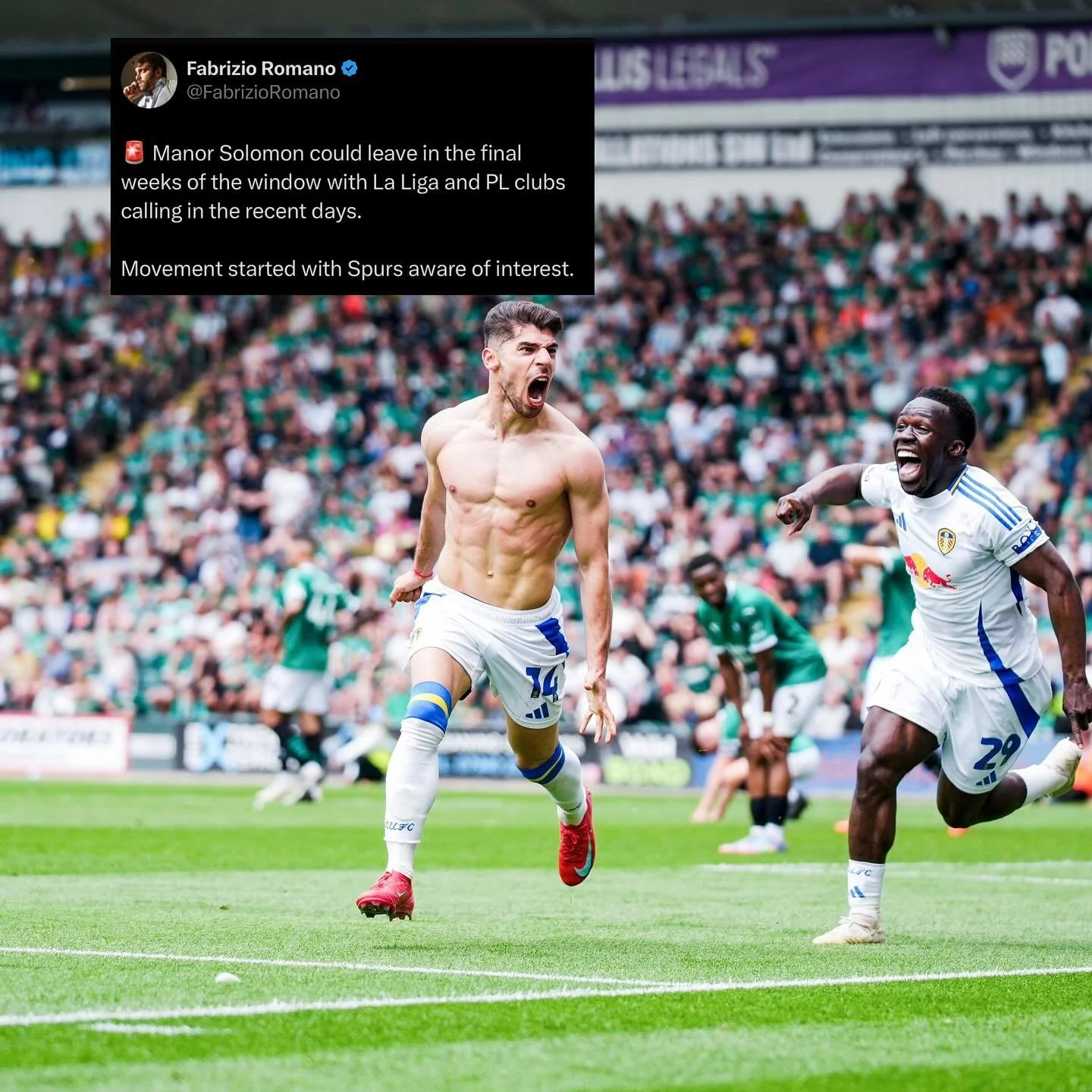 Here. We. Go? Solomon to Leeds could be on the cards